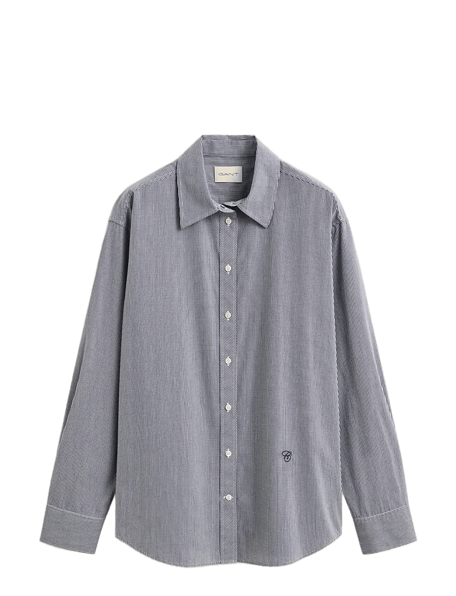 Gant - REL CHECKED SHIRT - pikkade varrukatega särgid - classic blue - 1
