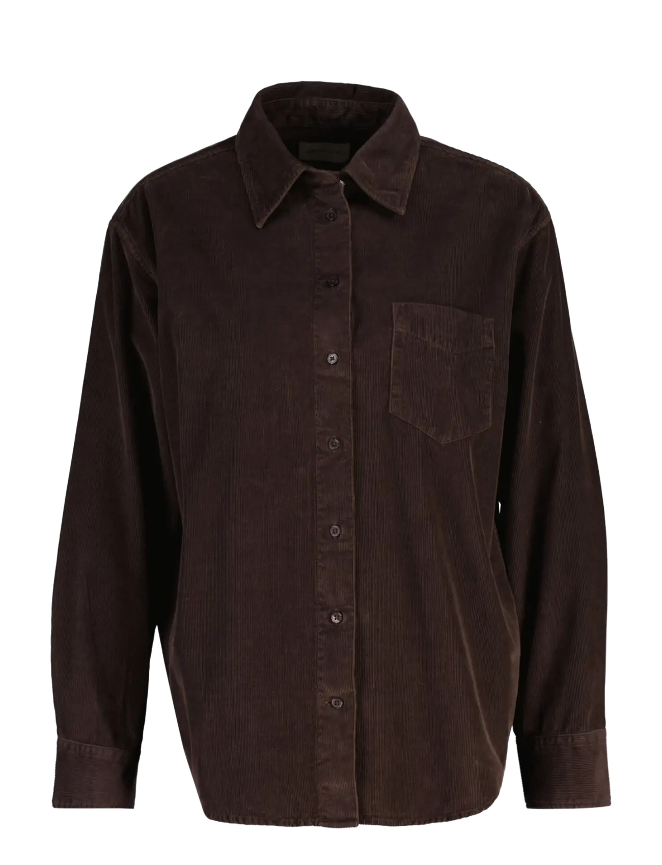 Gant - REL CORDROY SHIRT - langärmlige hemden - deep brown - 1