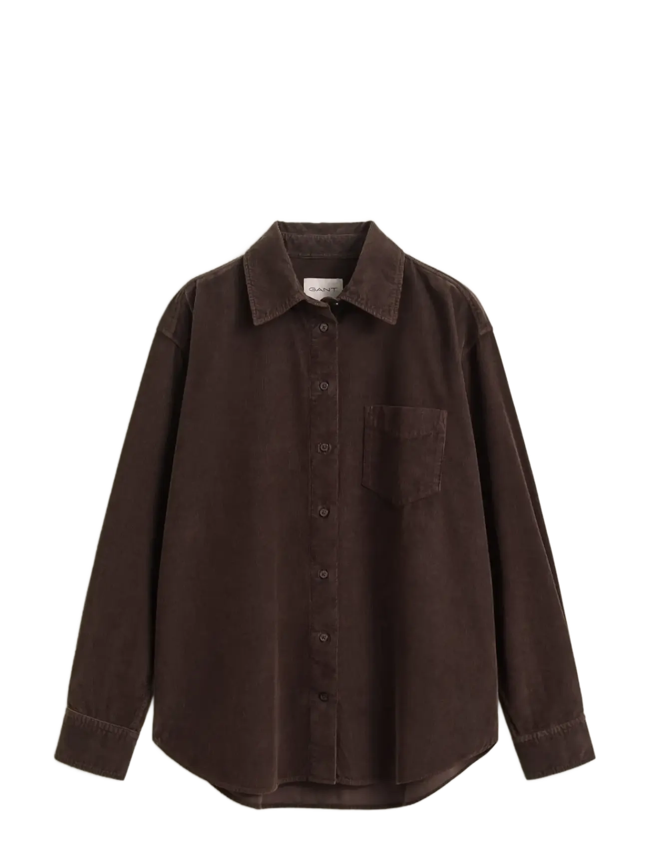 Gant REL CORDROY SHIRT - Modetrender - DEEP BROWN / brown