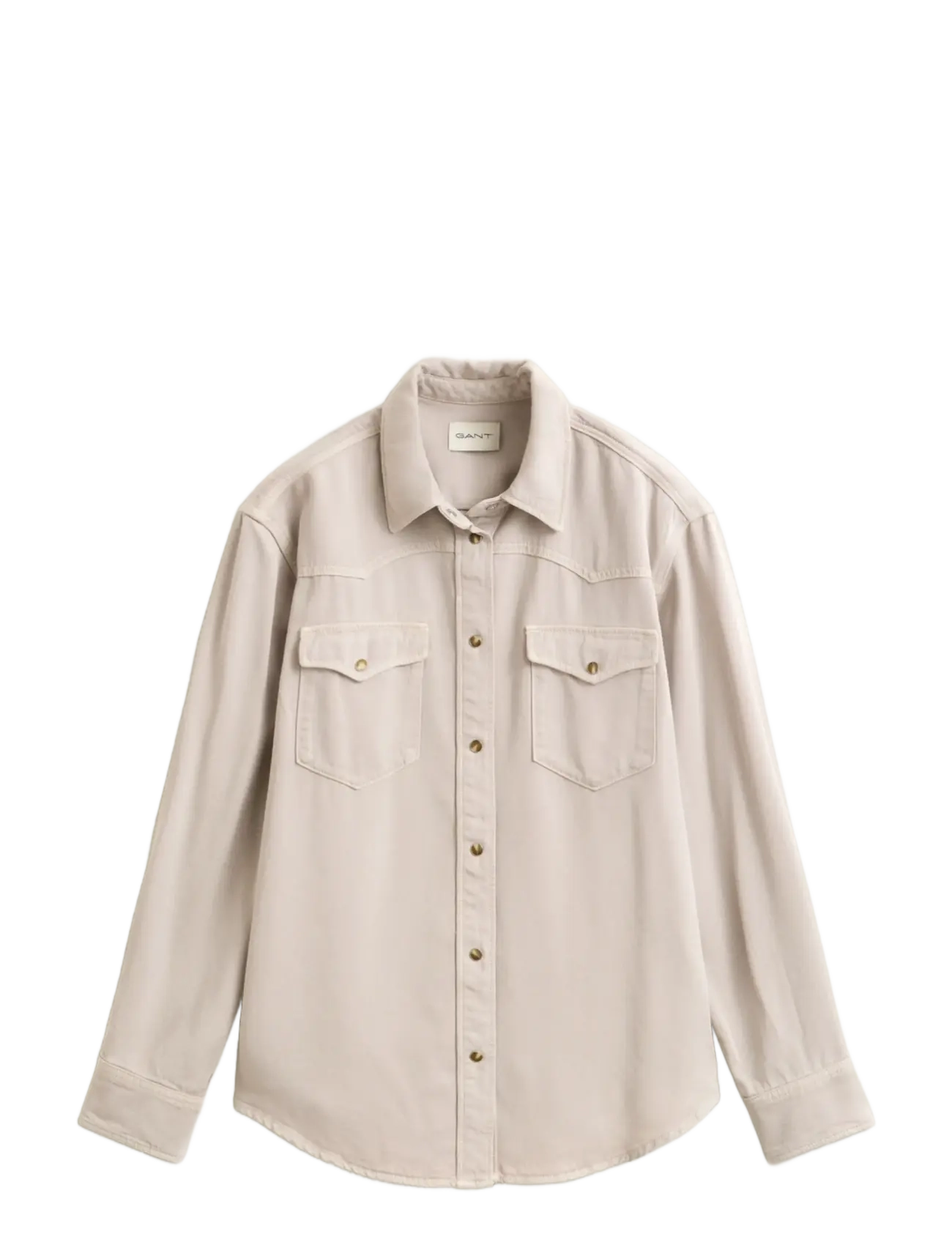 GANT Rel Denim Twill Ranger Shirt Beige - 40 - Damen