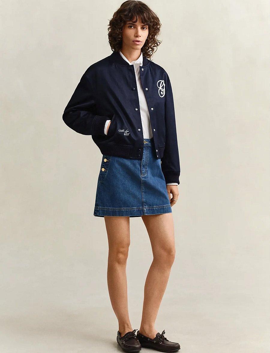 Gant - REG CTN FRILL COLLAR SHIRT - langärmlige hemden - white - 4