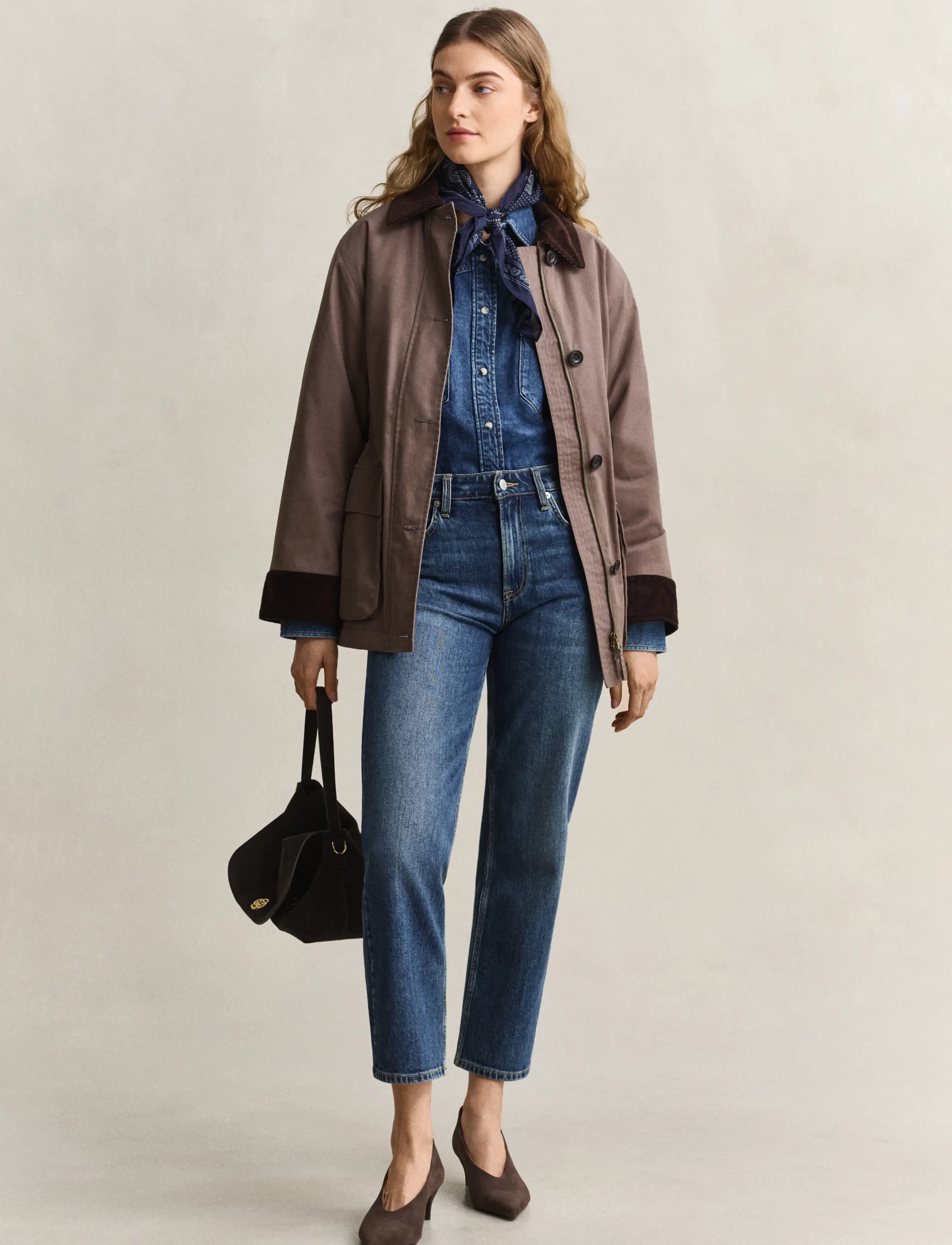 Gant - REL DENIM RANGER SHIRT - denimskjorter - mid blue worn in - 3
