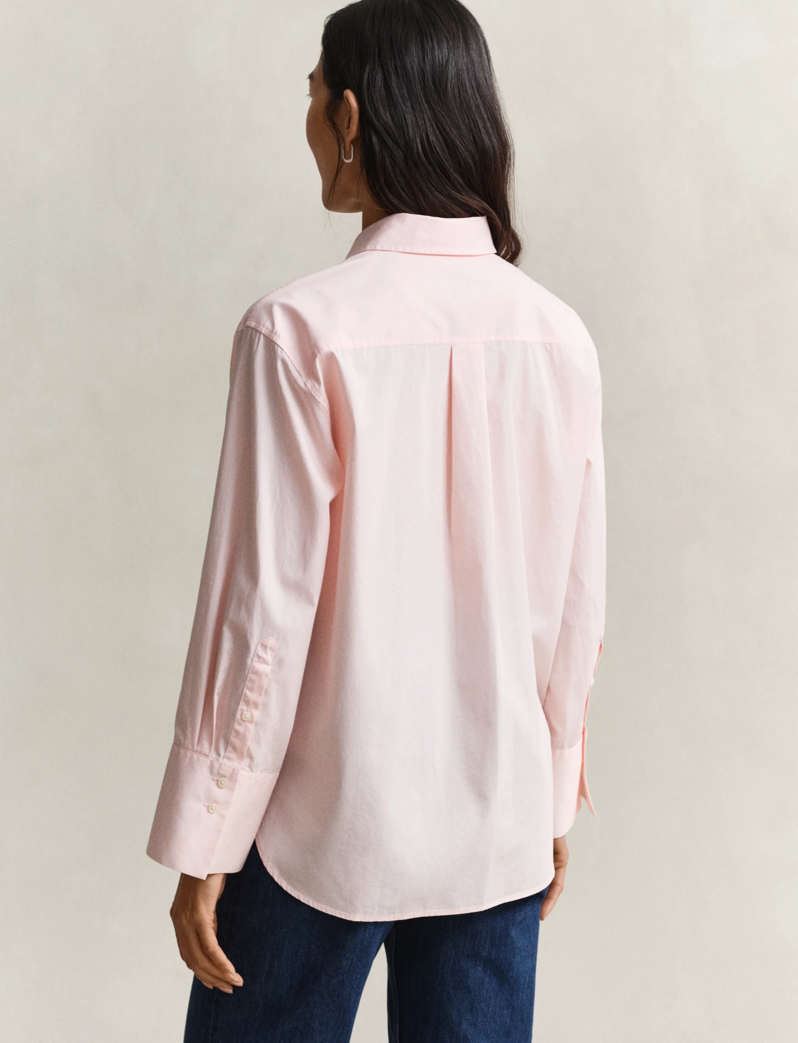 Gant - CLASSIC POPLIN WIDE SLEEVE SHIRT - langärmlige hemden - refined pink - 3