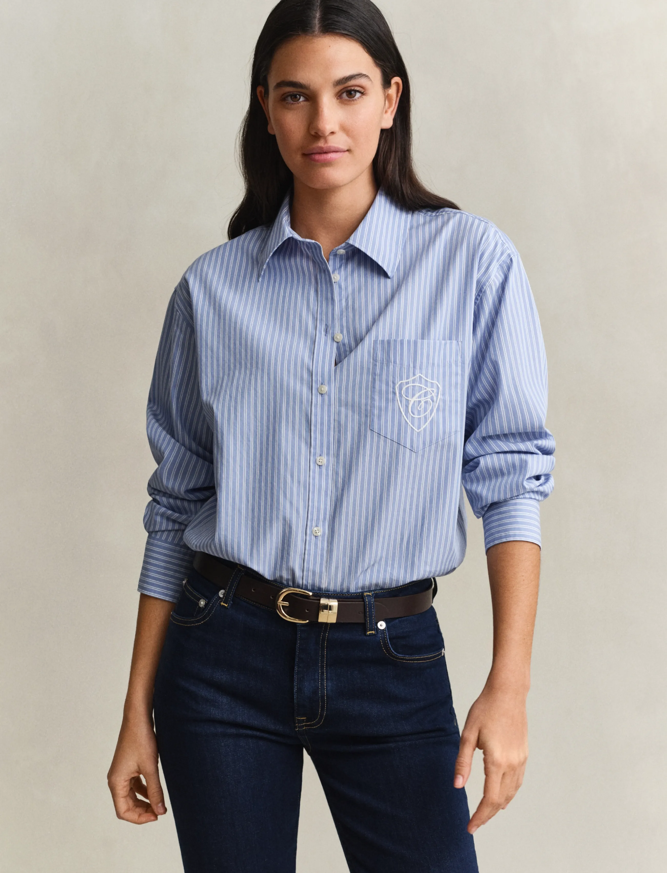 Rel Classic Poplin Stripe Shirt