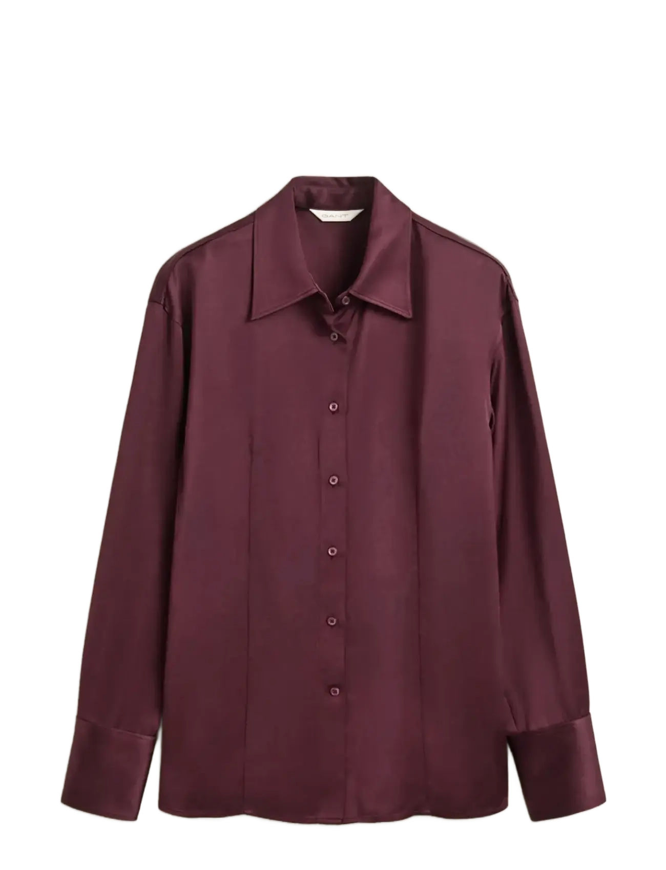 Gant SLIM FIT SHIRT - Blusar & Skjortor - DARKENED WINE / burgundy