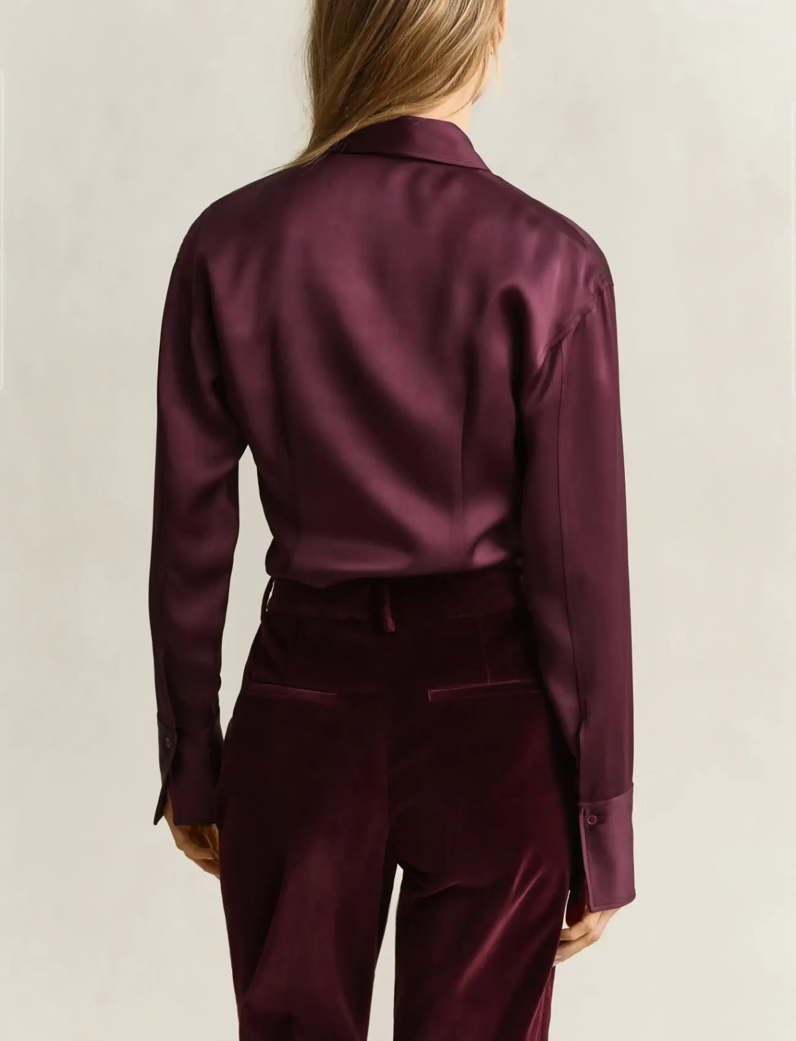 Gant - SLIM FIT SHIRT - darkened wine - 2