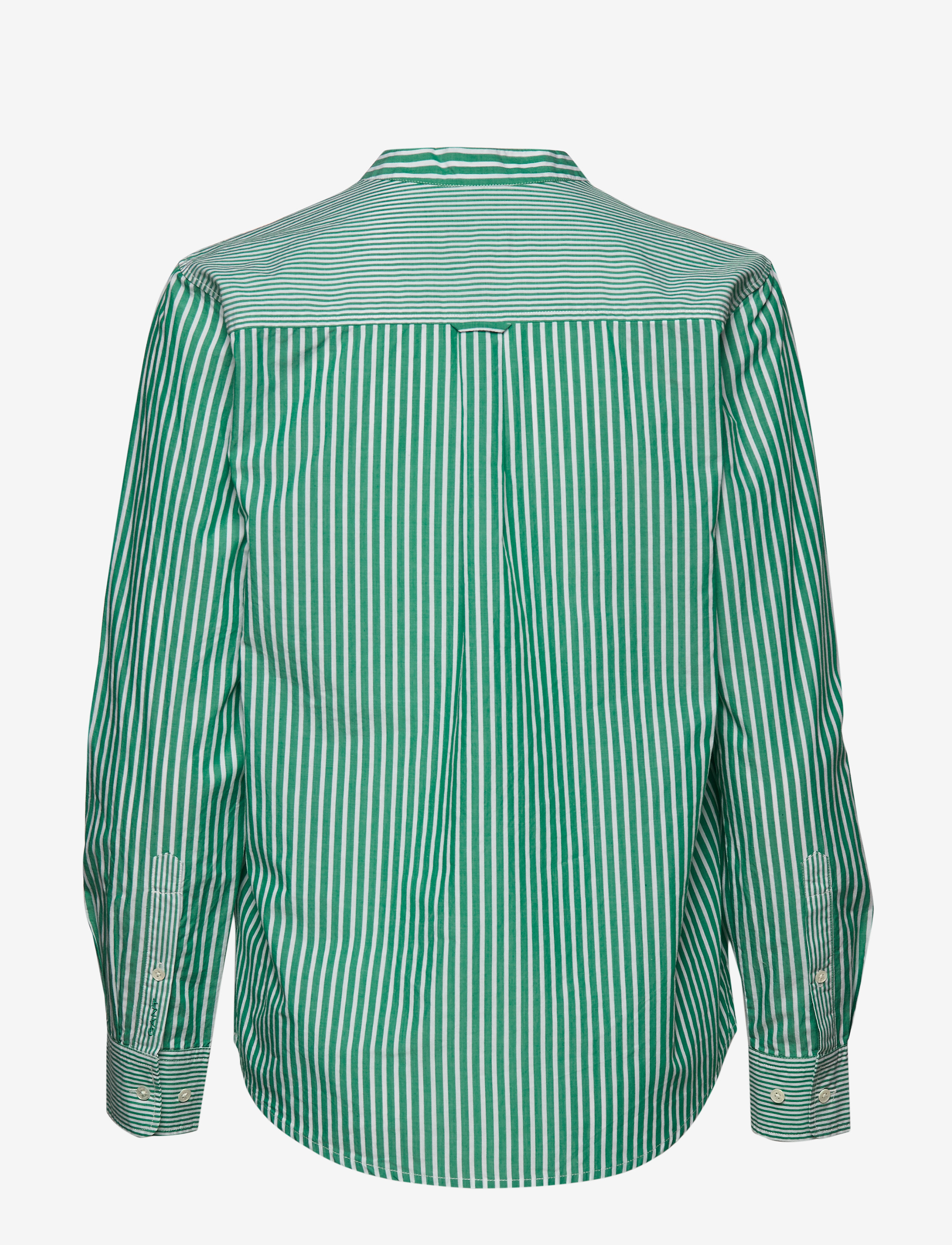 GANT - O1. PREPPY STRIPED POPOVER SHIRT - emerald green - 1