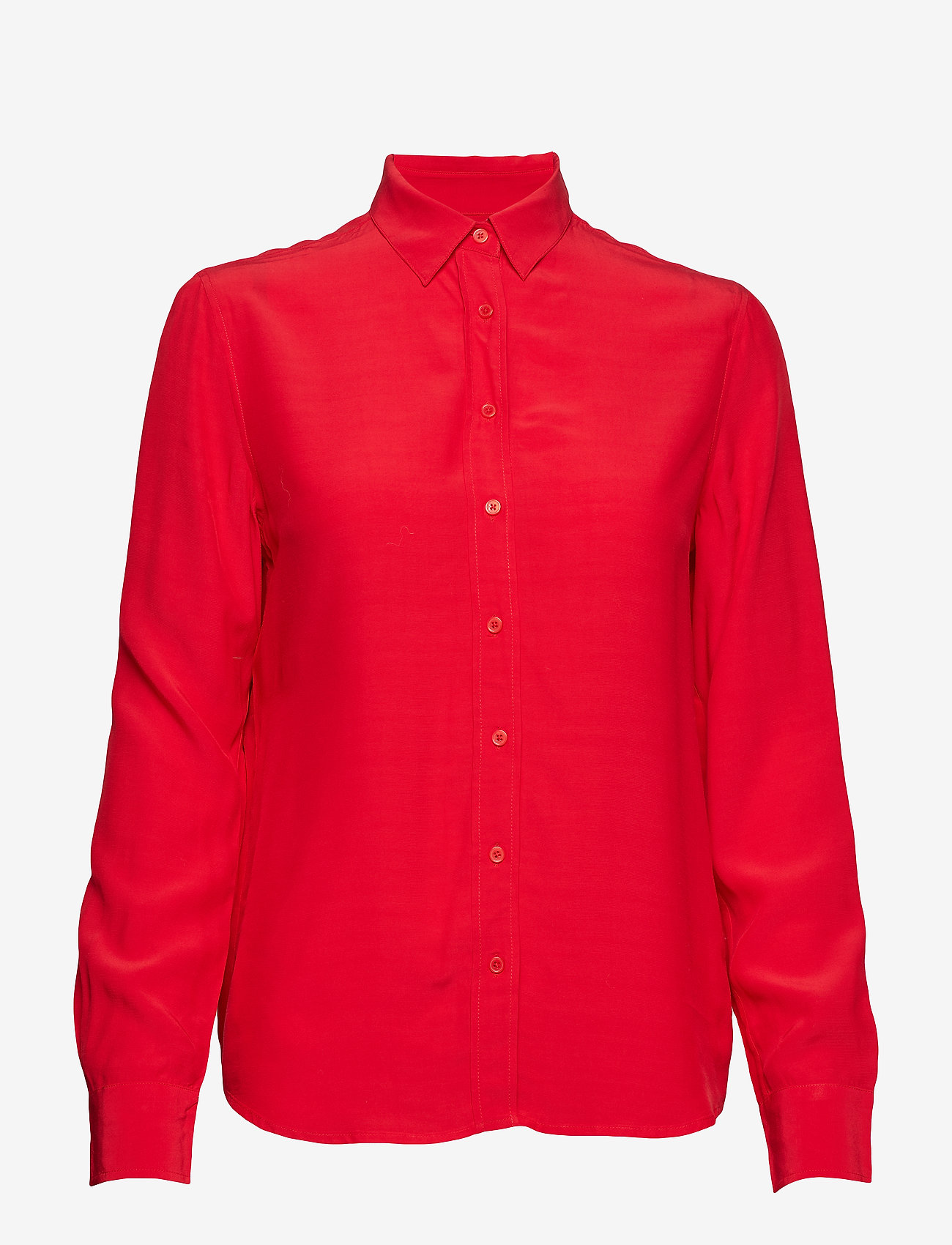 GANT - O2. CREPE SHIRT BLOUSE - bright red - 0