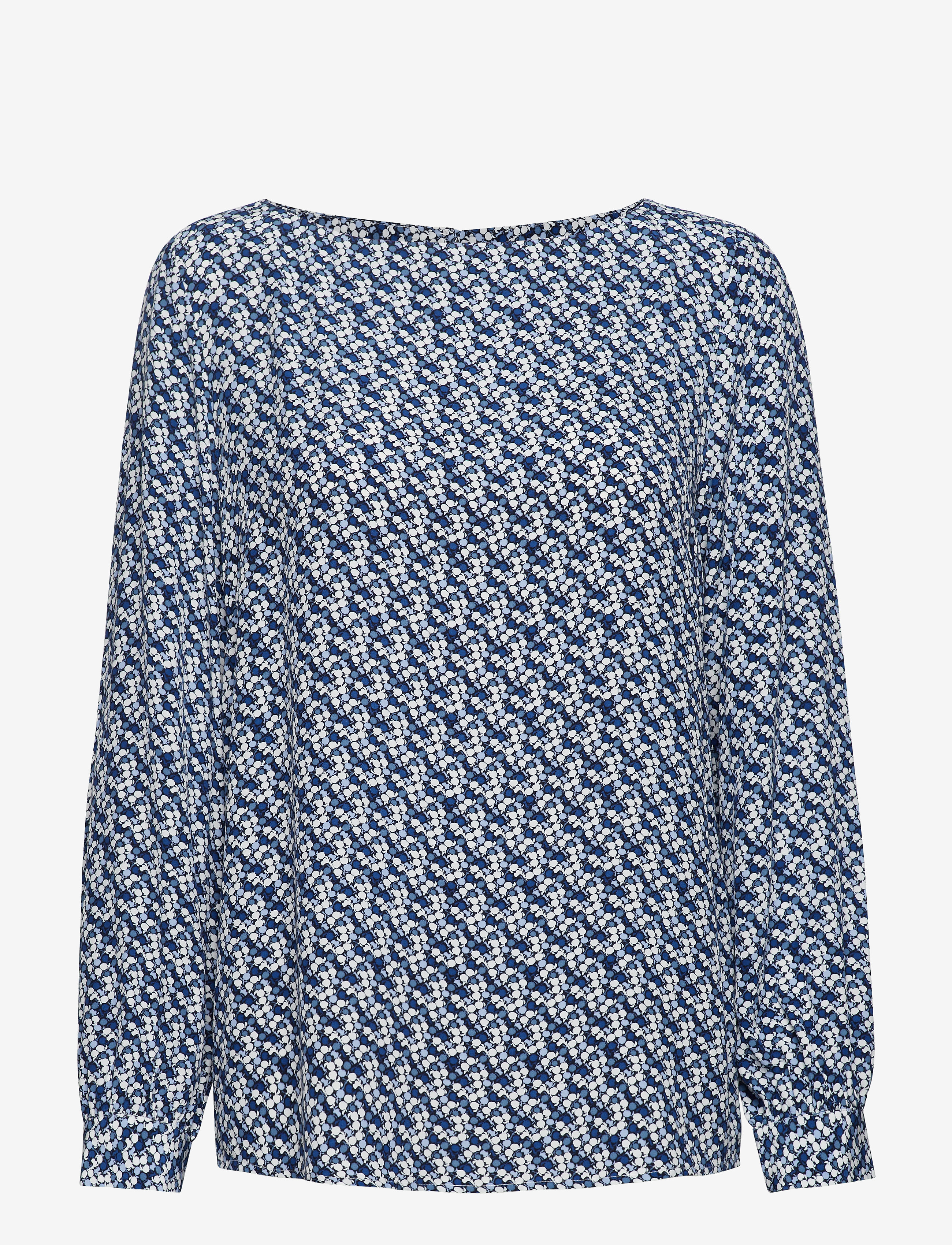 GANT - D1. AUTUMN PRINT VISCOSE BLOUSE - crisp blue - 0