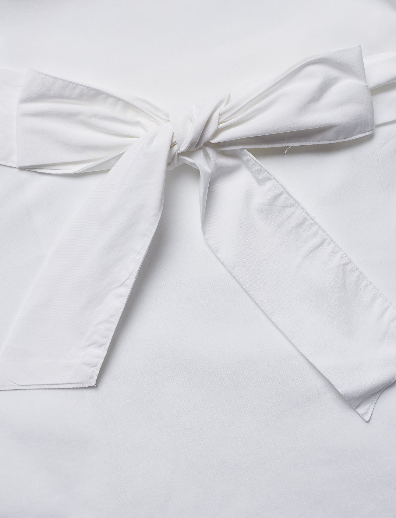 GANT - D1. TP SOLID BELTED BLOUSE - white - 4