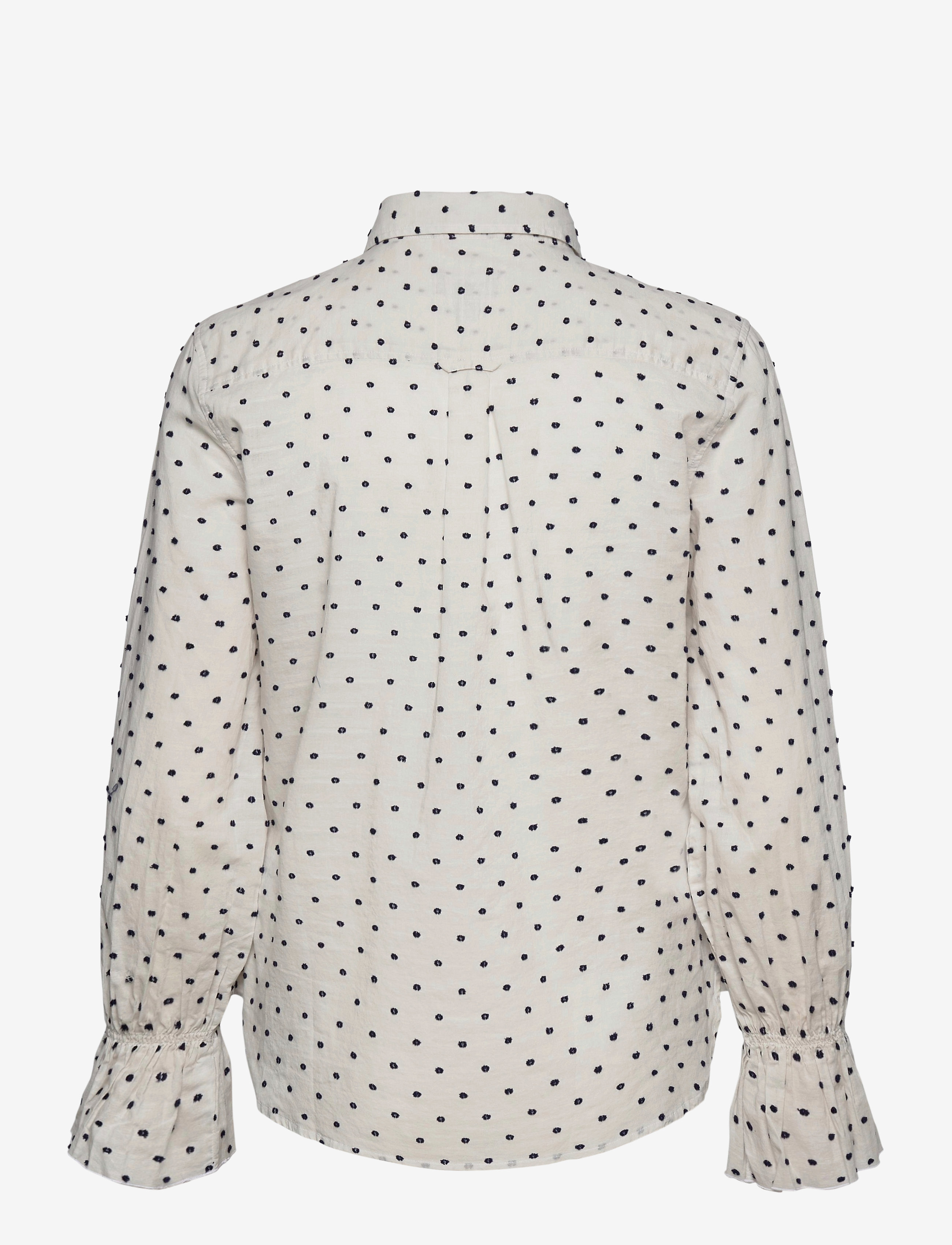GANT - D1. SMOCK DOT DOBBY SHIRT - eggshell - 1