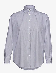GANT - D1. RELAXED LUXURY POPLIN STRIPE - overhemden met lange mouwen - persian blue - 0