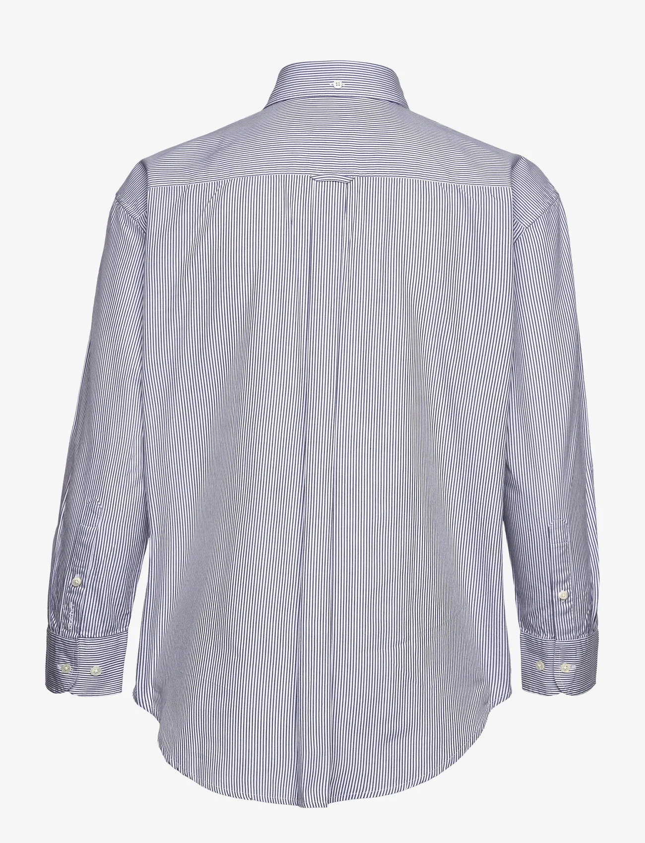 GANT - D1. RELAXED LUXURY POPLIN STRIPE - overhemden met lange mouwen - persian blue - 1