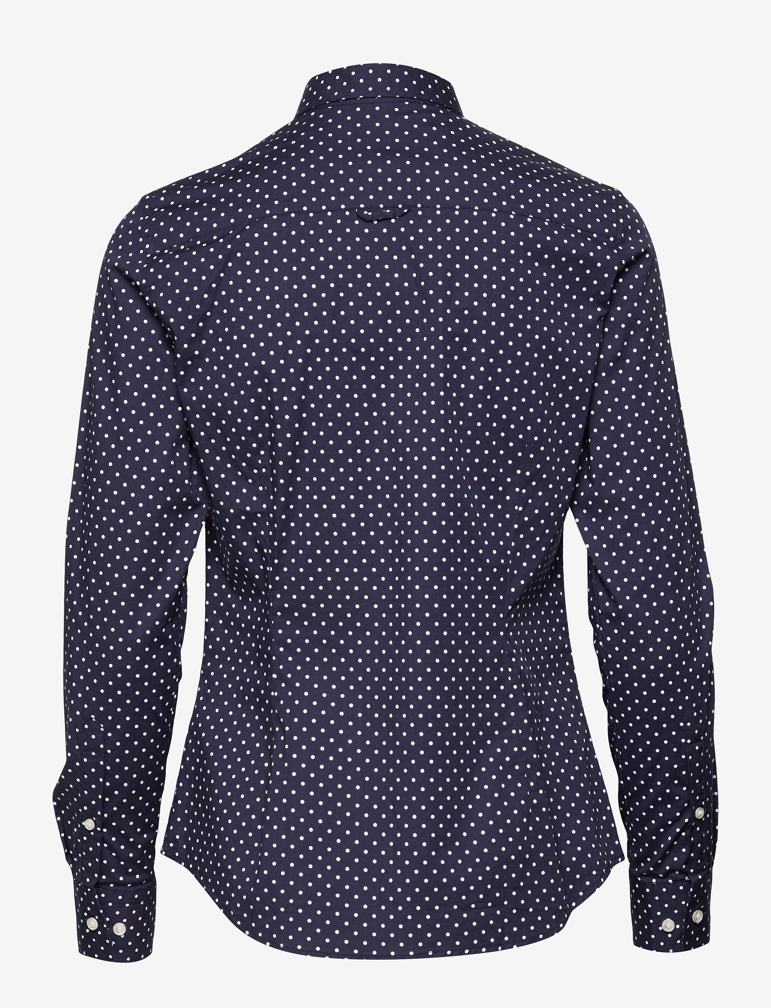 GANT - O1. STRETCH BROADCLOTH POLKADOT SHI - classic blue - 1