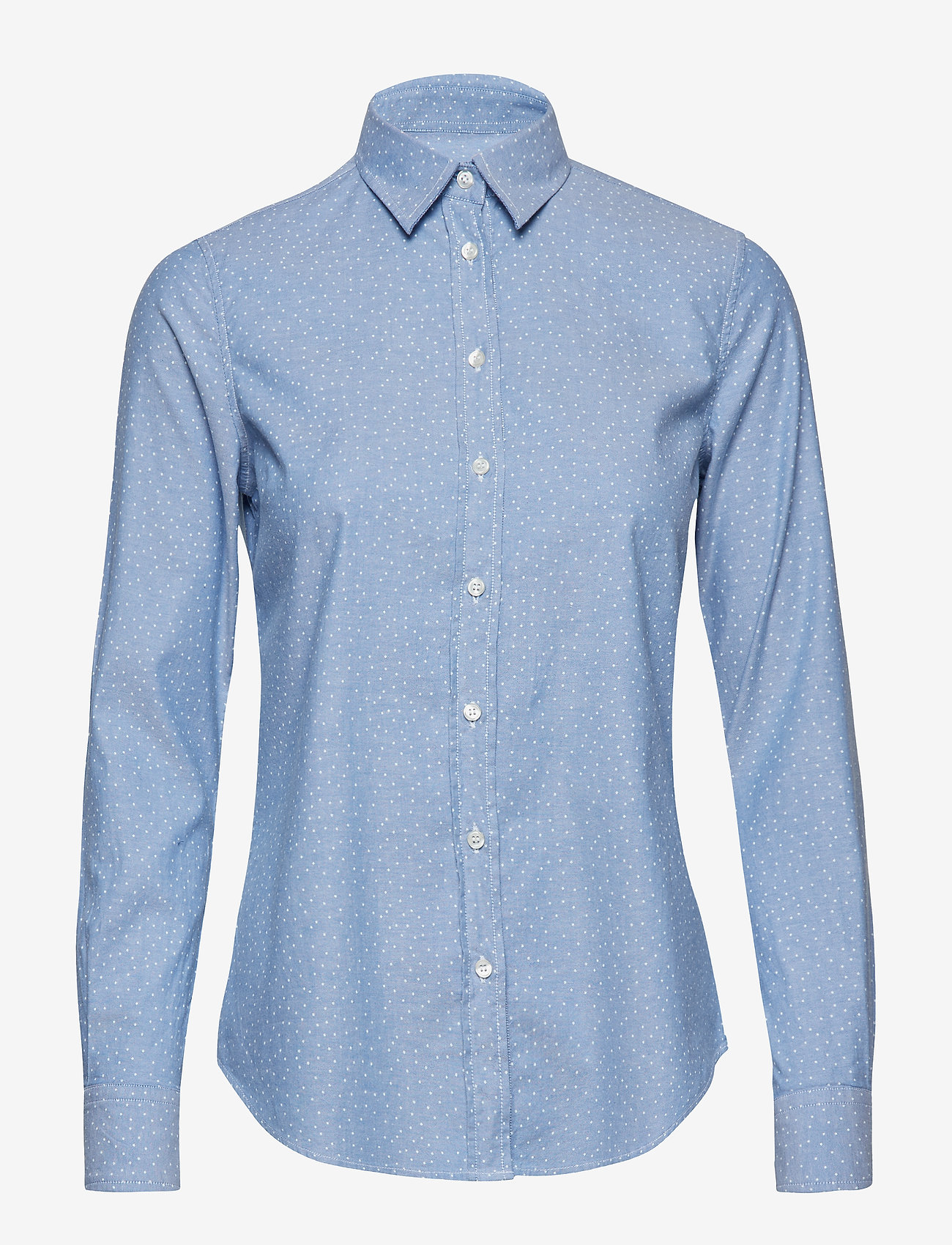 GANT - O1. SNOWDOT OXFORD SHIRT - nautical blue - 0