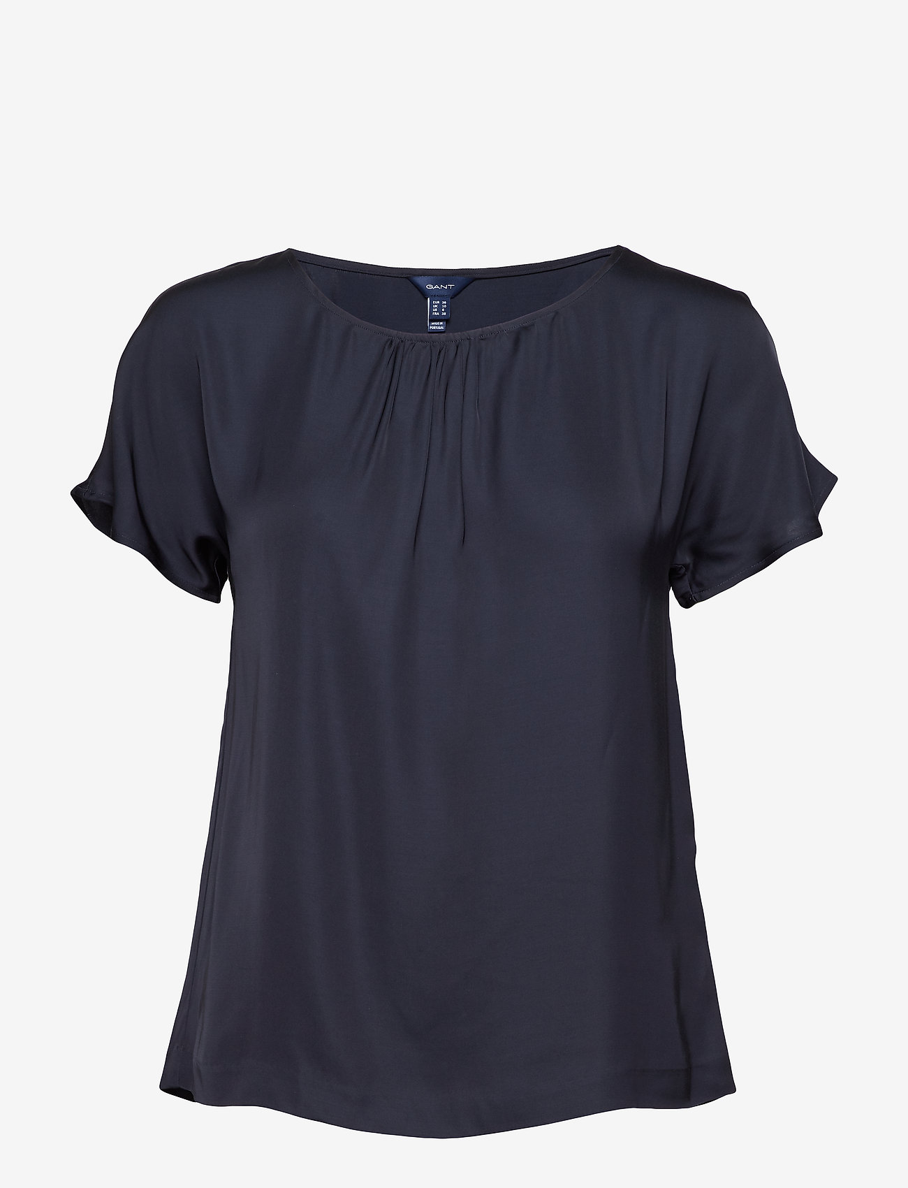 GANT - O1. SILKY BLOUSE - marine - 0