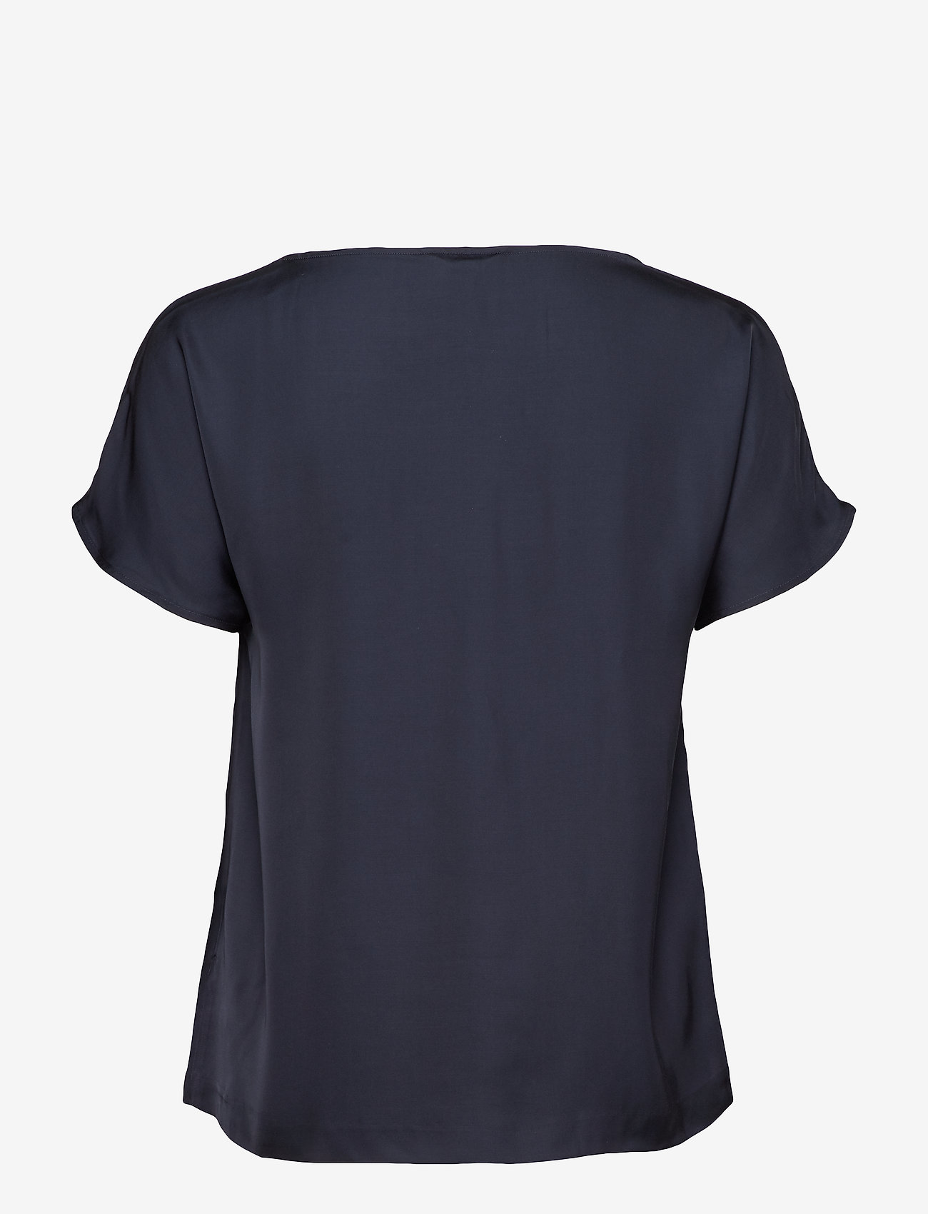 GANT - O1. SILKY BLOUSE - marine - 1