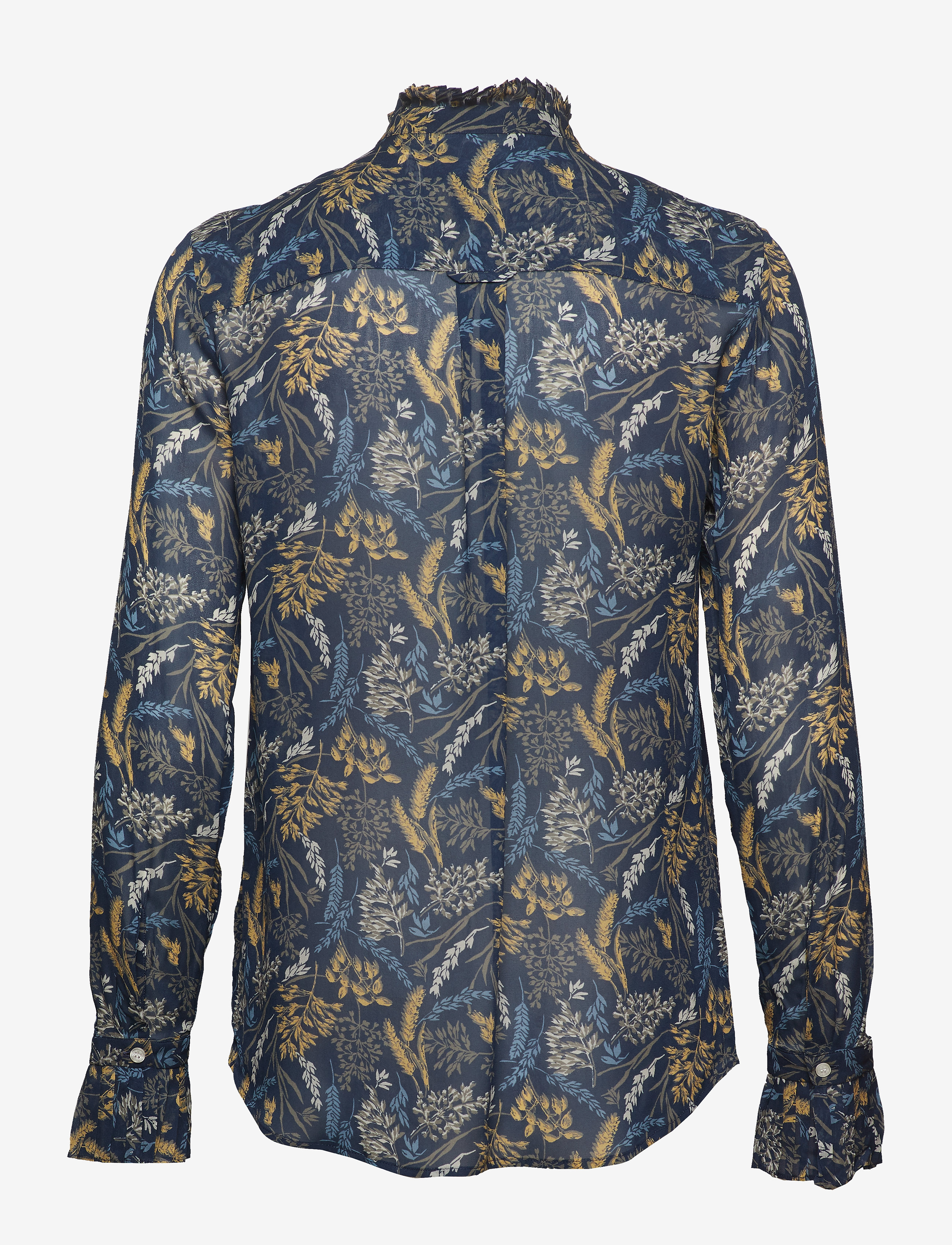 GANT - D1. HARVEST MOON CHIFFON BLOUSE - persian blue - 1