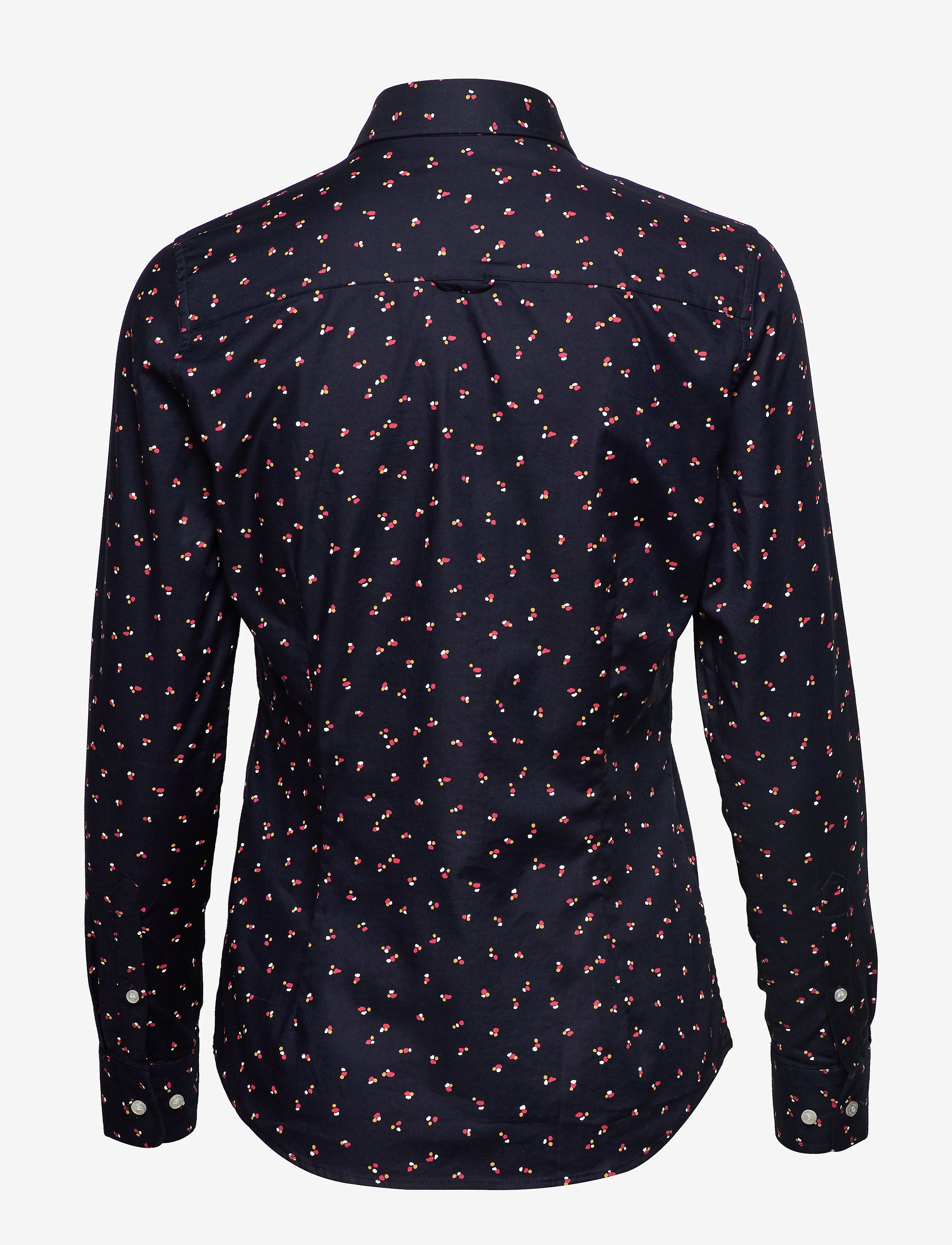 GANT - D2. LURE PRINTED STRETCH OXF SHIRT - evening blue - 1