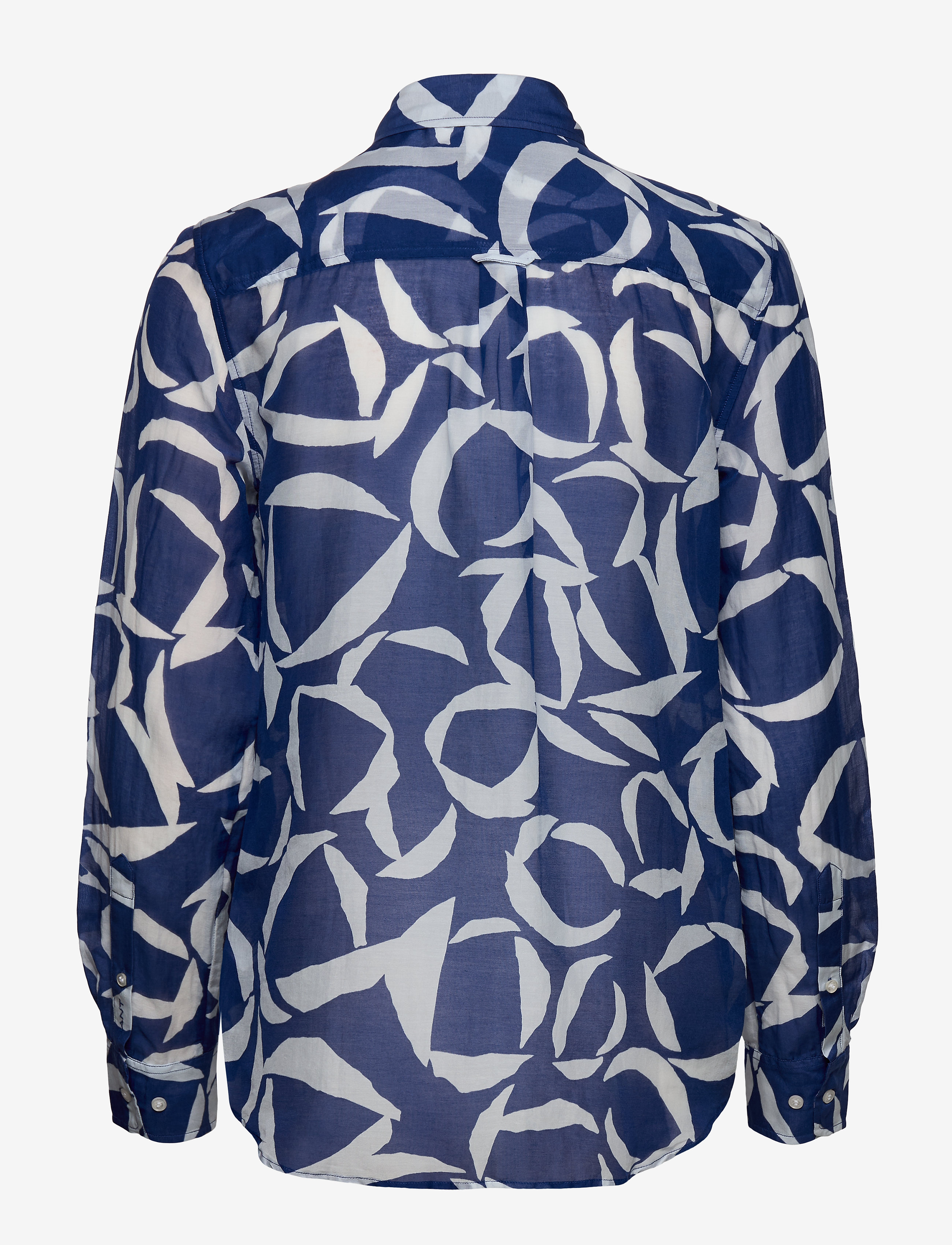 GANT - D1. CRESCENT BLOOM CO SILK SHIRT - crisp blue - 1