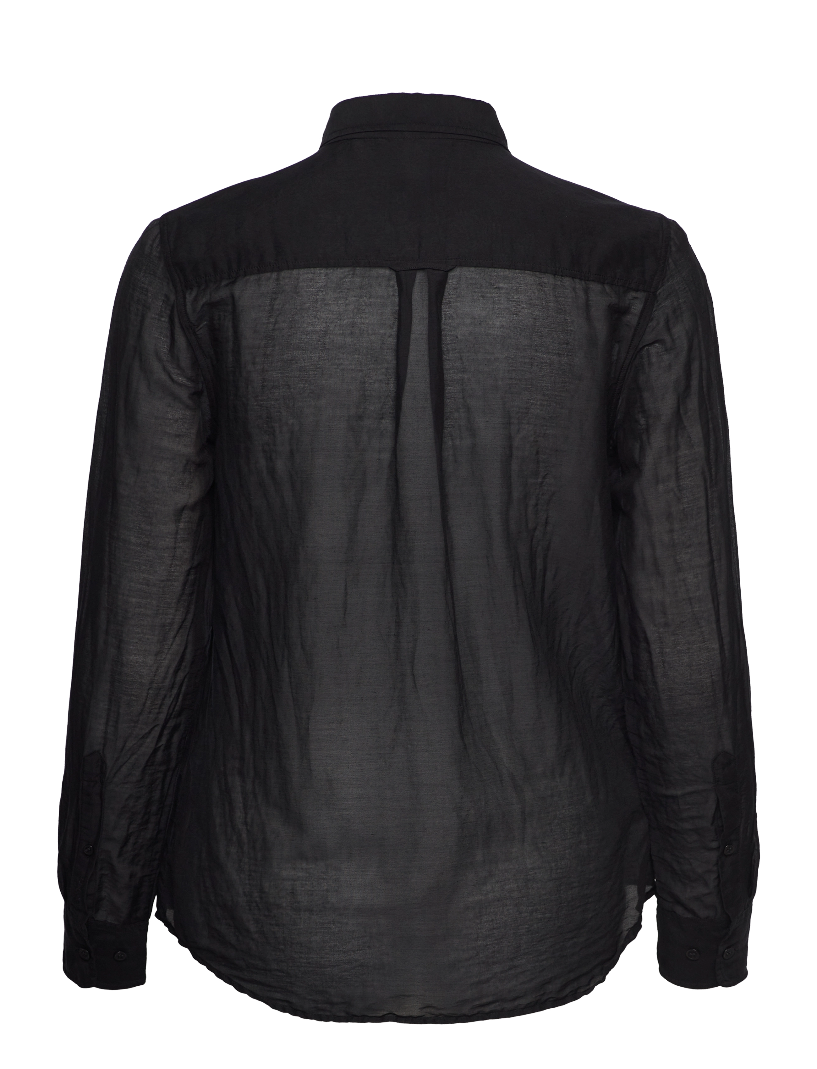 Gant - D1. ICON G COT SILK SHIRT - langærmede skjorter - black - 1