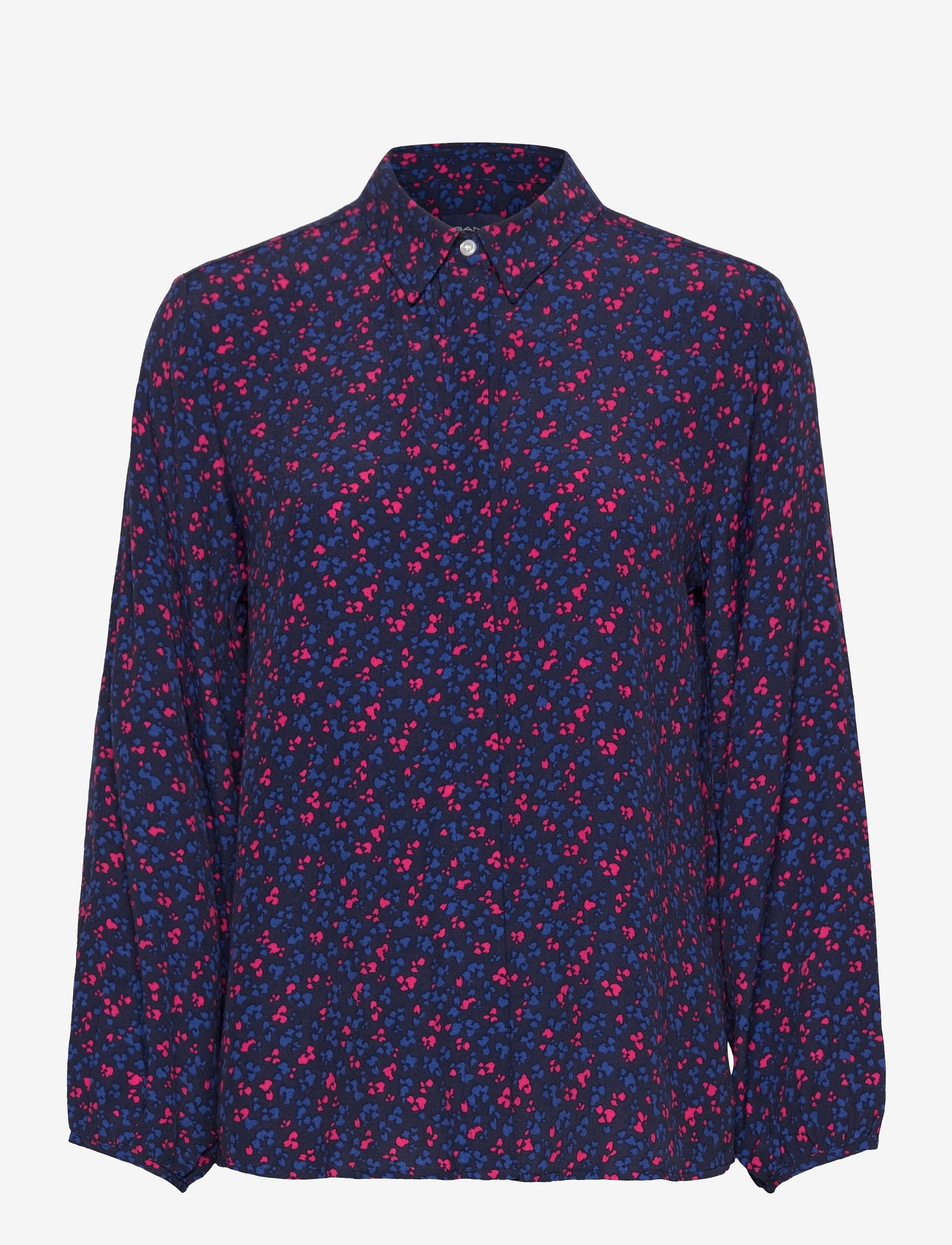 GANT - D1. CLOVER GARDEN VISCOSE BLOUSE - evening blue - 0