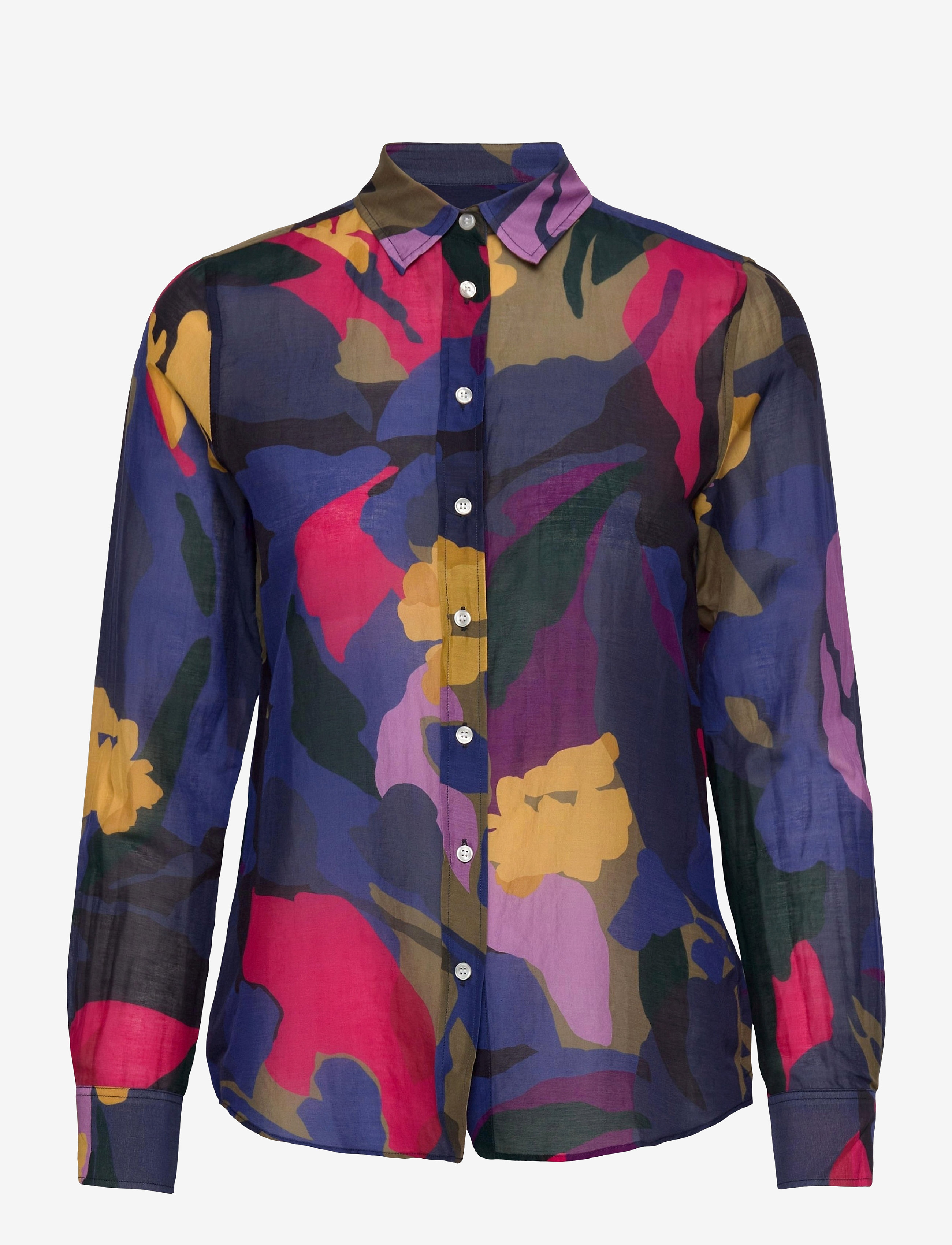 GANT - D1. SPLENDID FLORAL COT SILK SHIRT - multicolor - 0