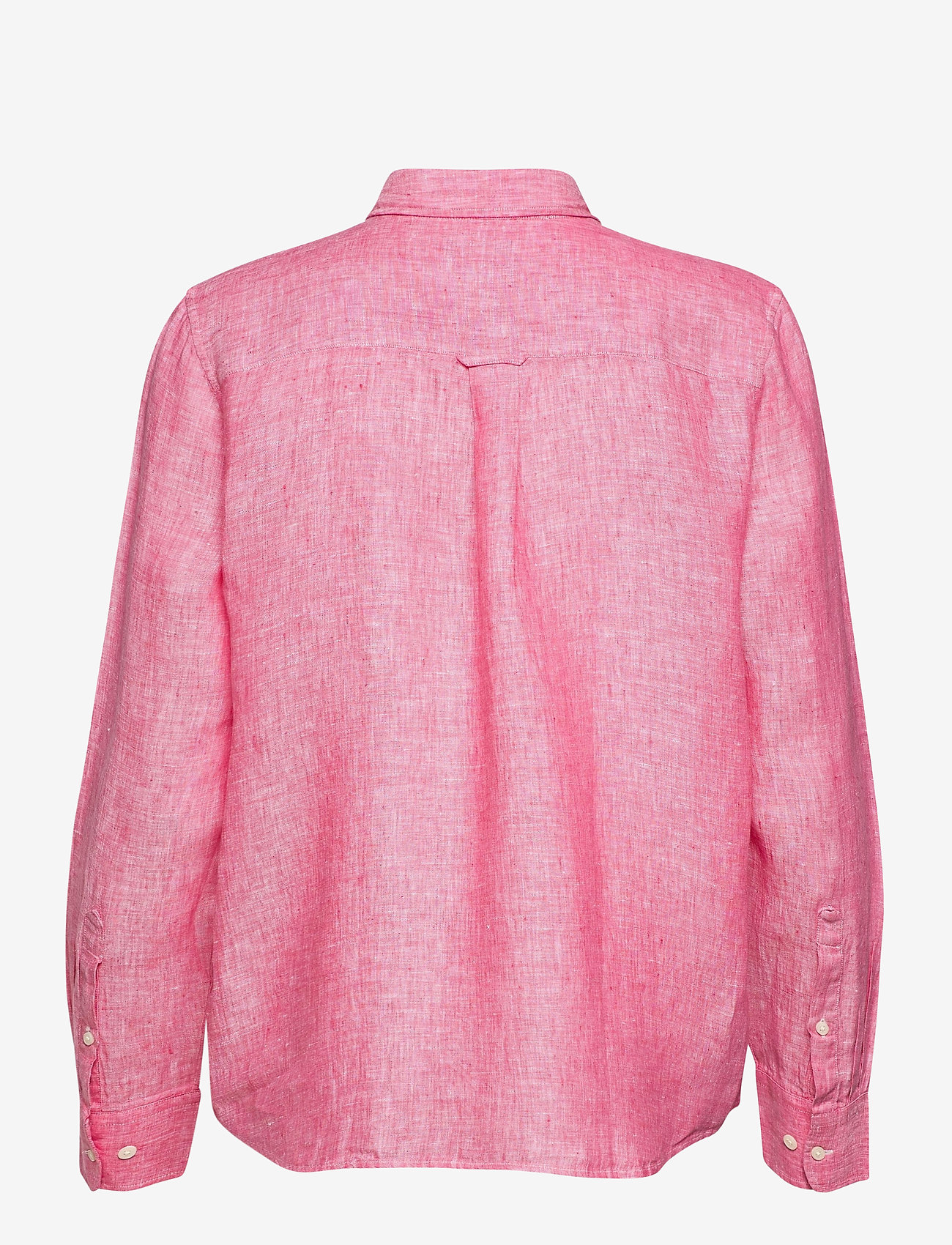 GANT - THE LINEN CHAMBRAY SHIRT - watermelon red - 1
