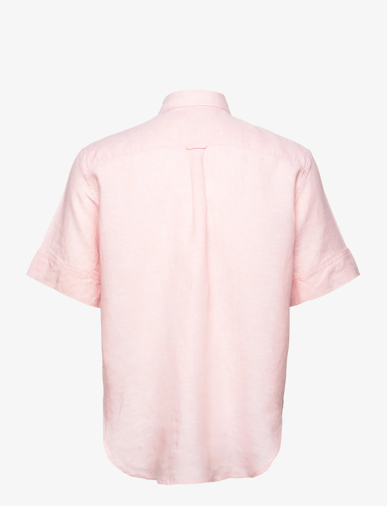 GANT - REL SS LINEN CHAMBRAY SHIRT - lininiai marškiniai - guava orange - 1