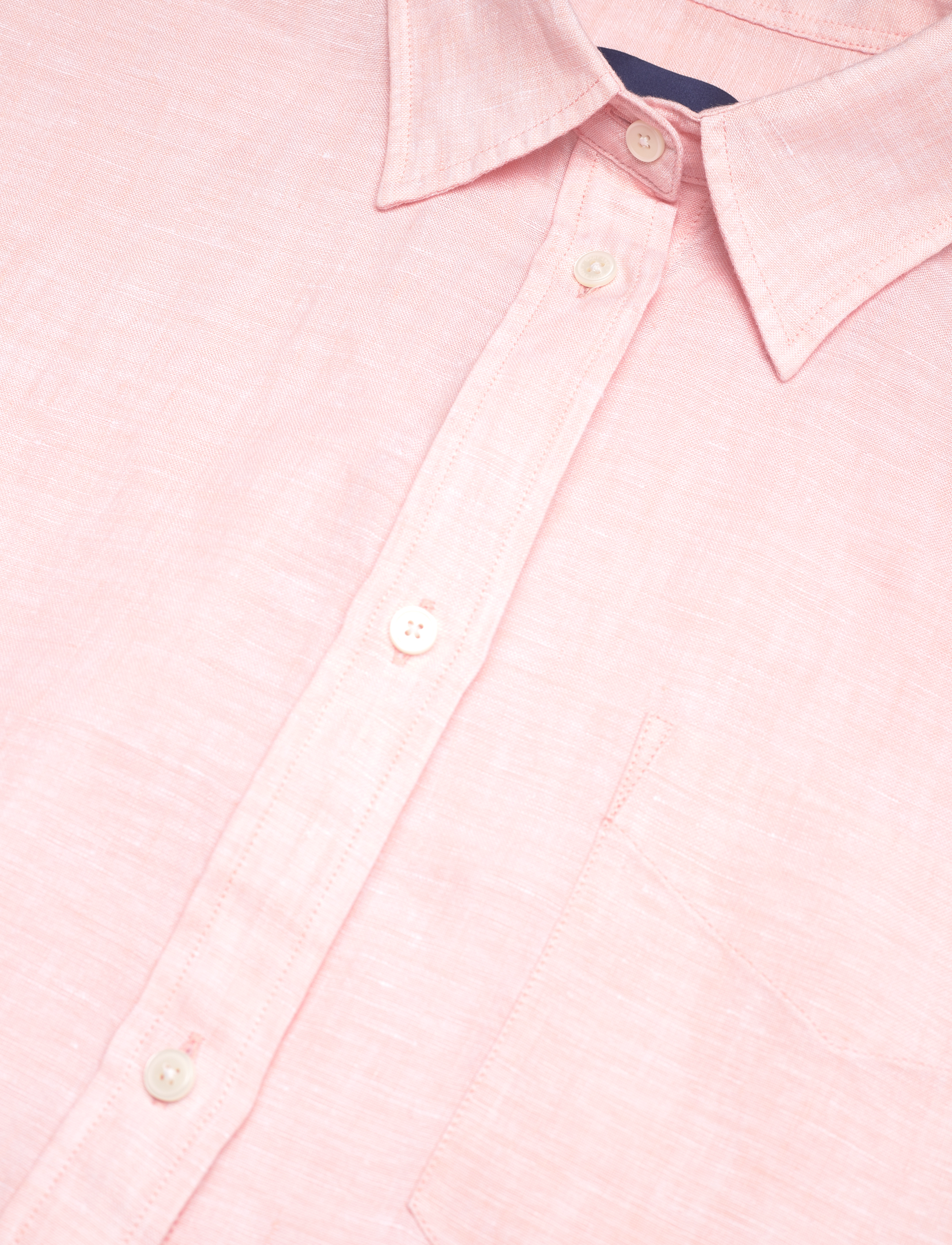 GANT - REL SS LINEN CHAMBRAY SHIRT - guava orange - 3