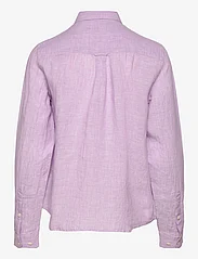 GANT - REG LINEN CHAMBRAY SHIRT - lininiai marškiniai - crocus purple - 1