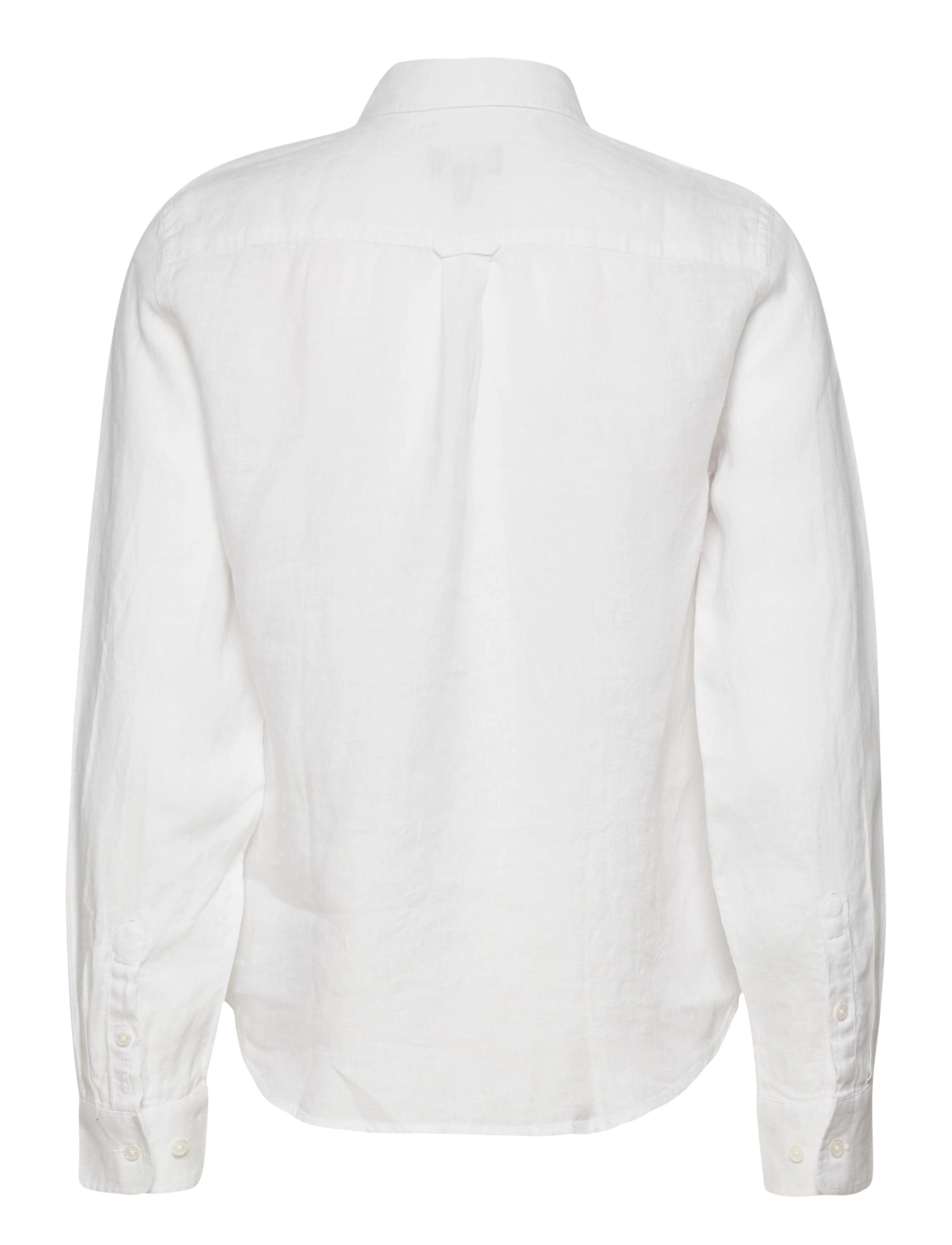GANT - REG LINEN CHAMBRAY SHIRT - white - 1