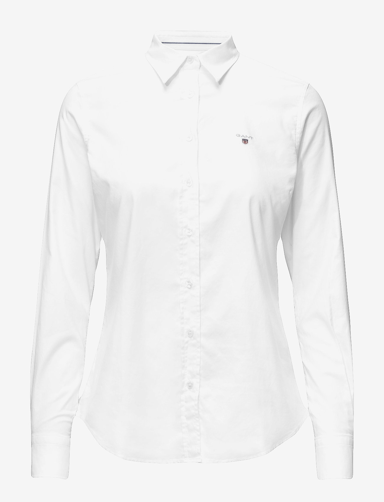 GANT - STRETCH OXFORD SOLID - white - 0