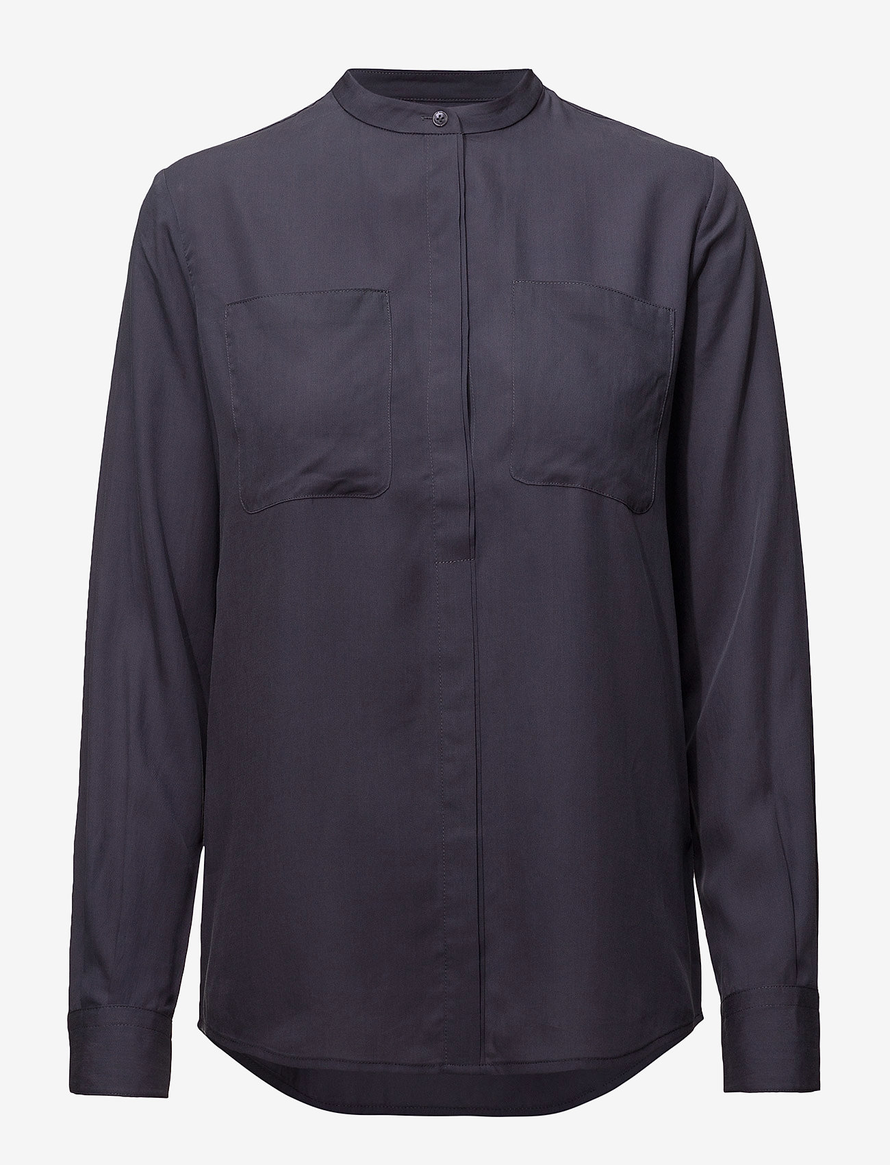 GANT - G. TENCEL BLOUSE - odyssey gray - 0