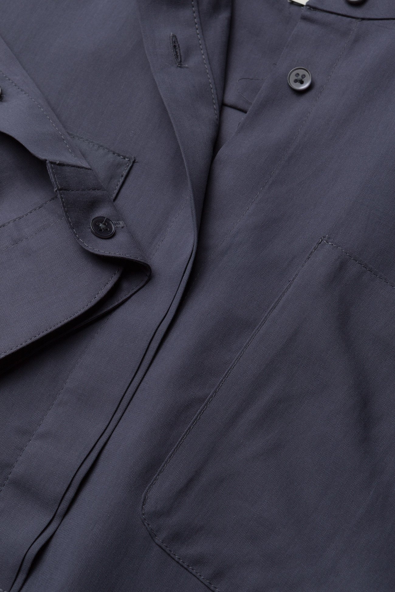 GANT - G. TENCEL BLOUSE - odyssey gray - 2