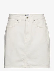 GANT - WHITE DENIM SKIRT - denim skirts - eggshell - 0