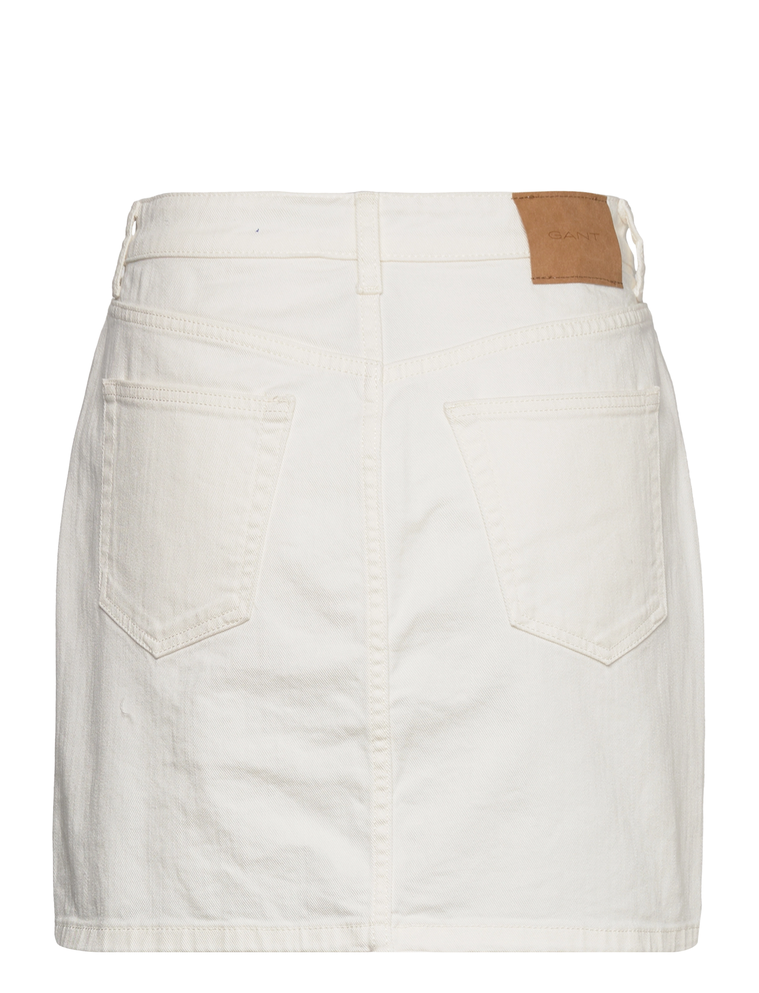 GANT - WHITE DENIM SKIRT - eggshell - 1