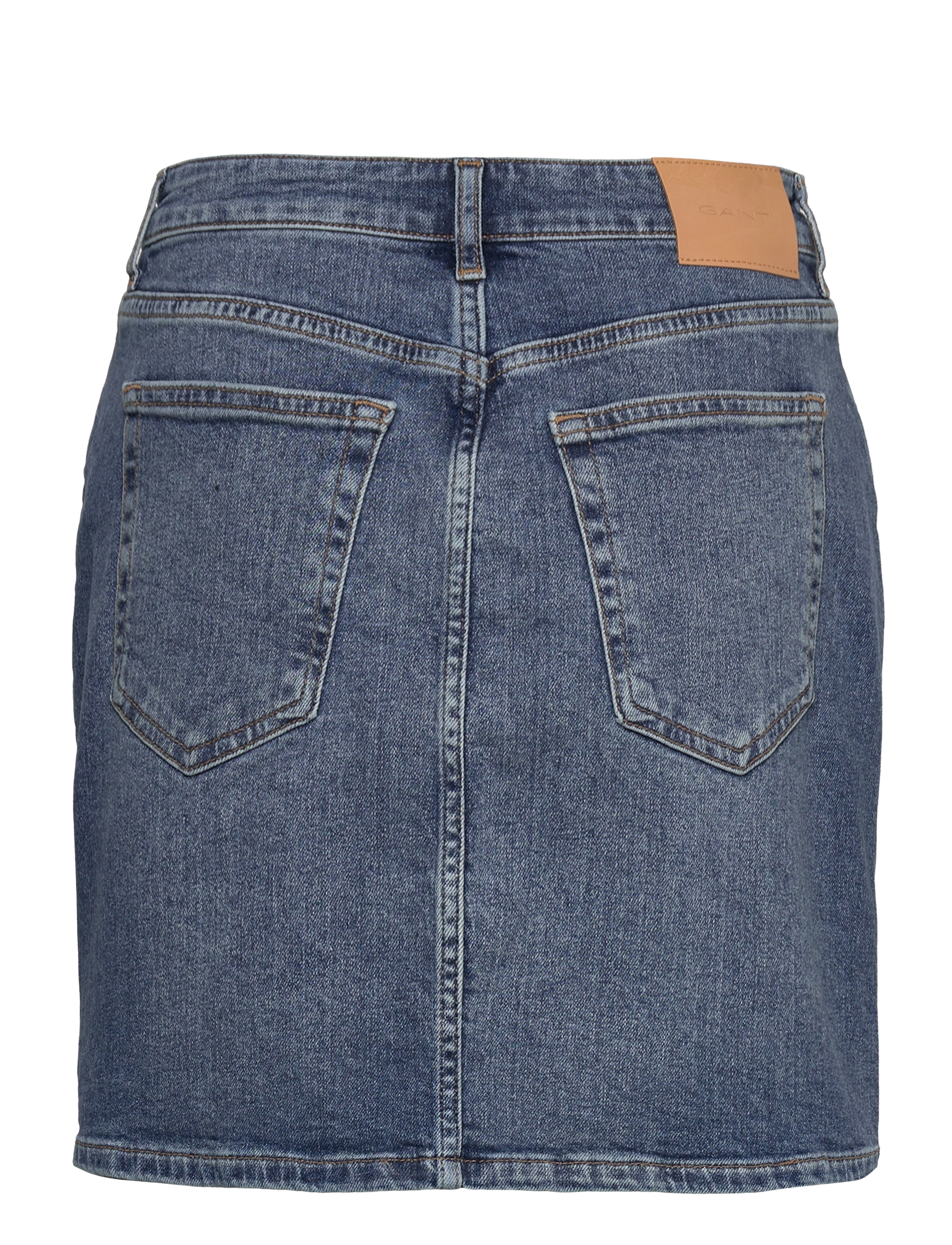 GANT - DENIM SKIRT - mid blue vintage - 1