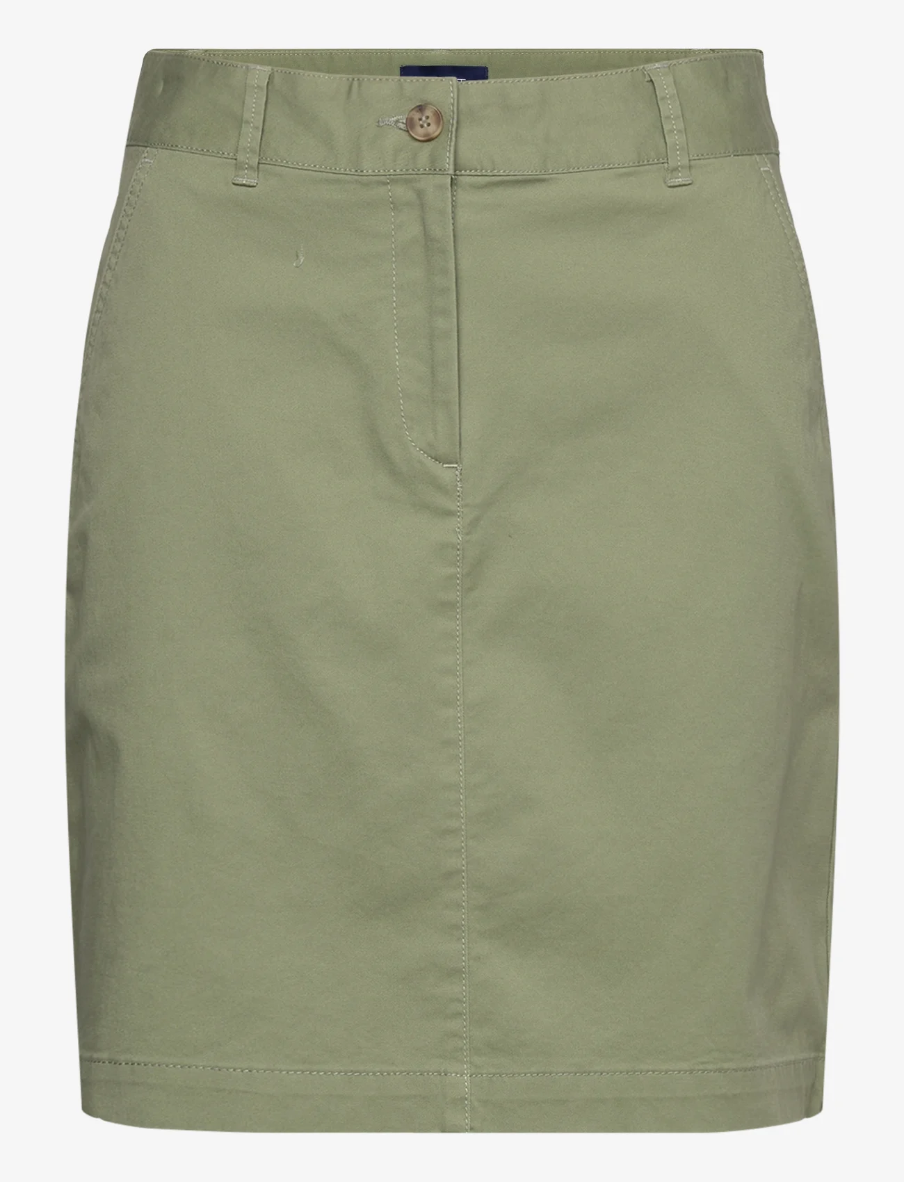 GANT - CHINO SKIRT - short skirts - oil green - 0