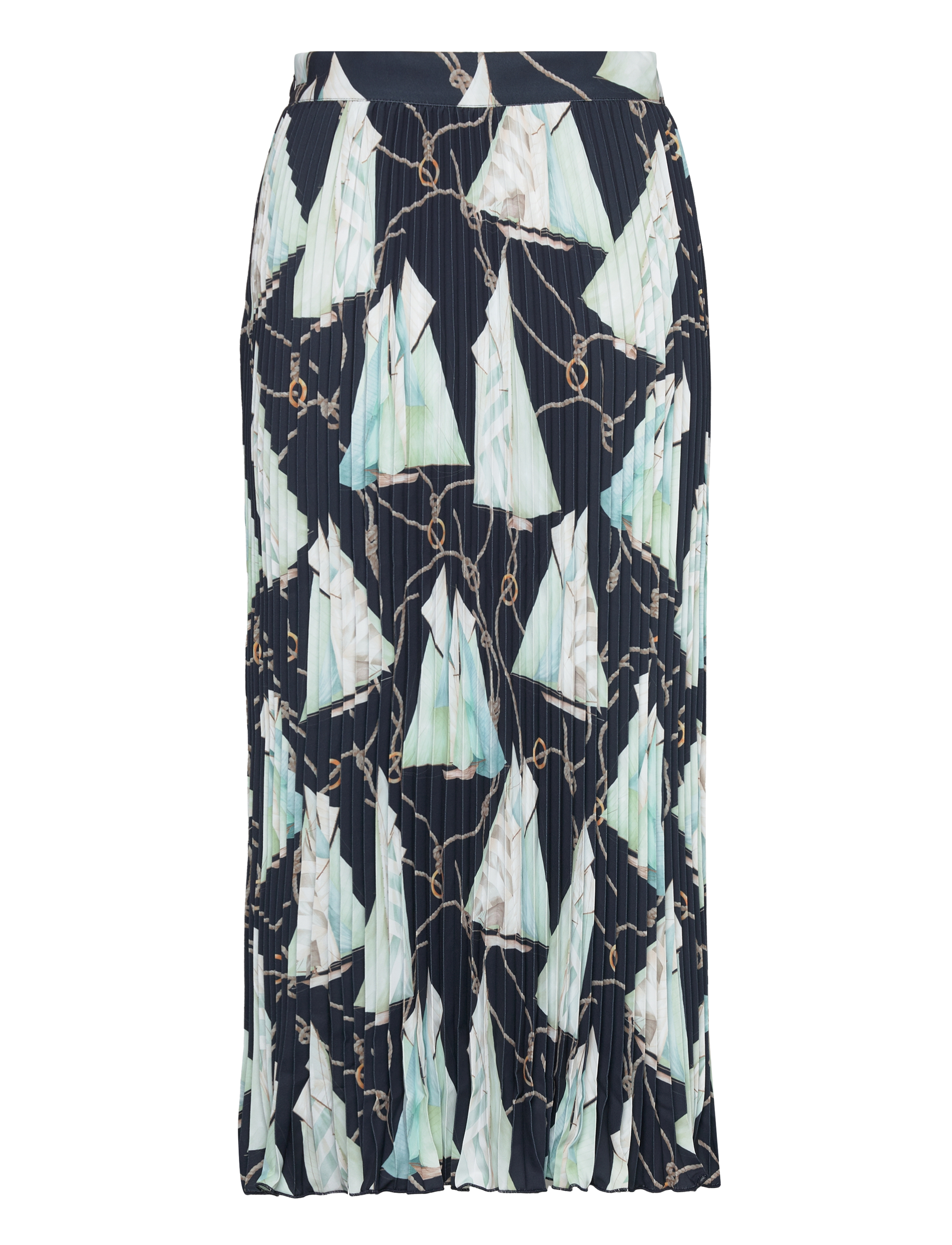 GANT - SALING PRINT PLEATED SKIRT - evening blue - 1