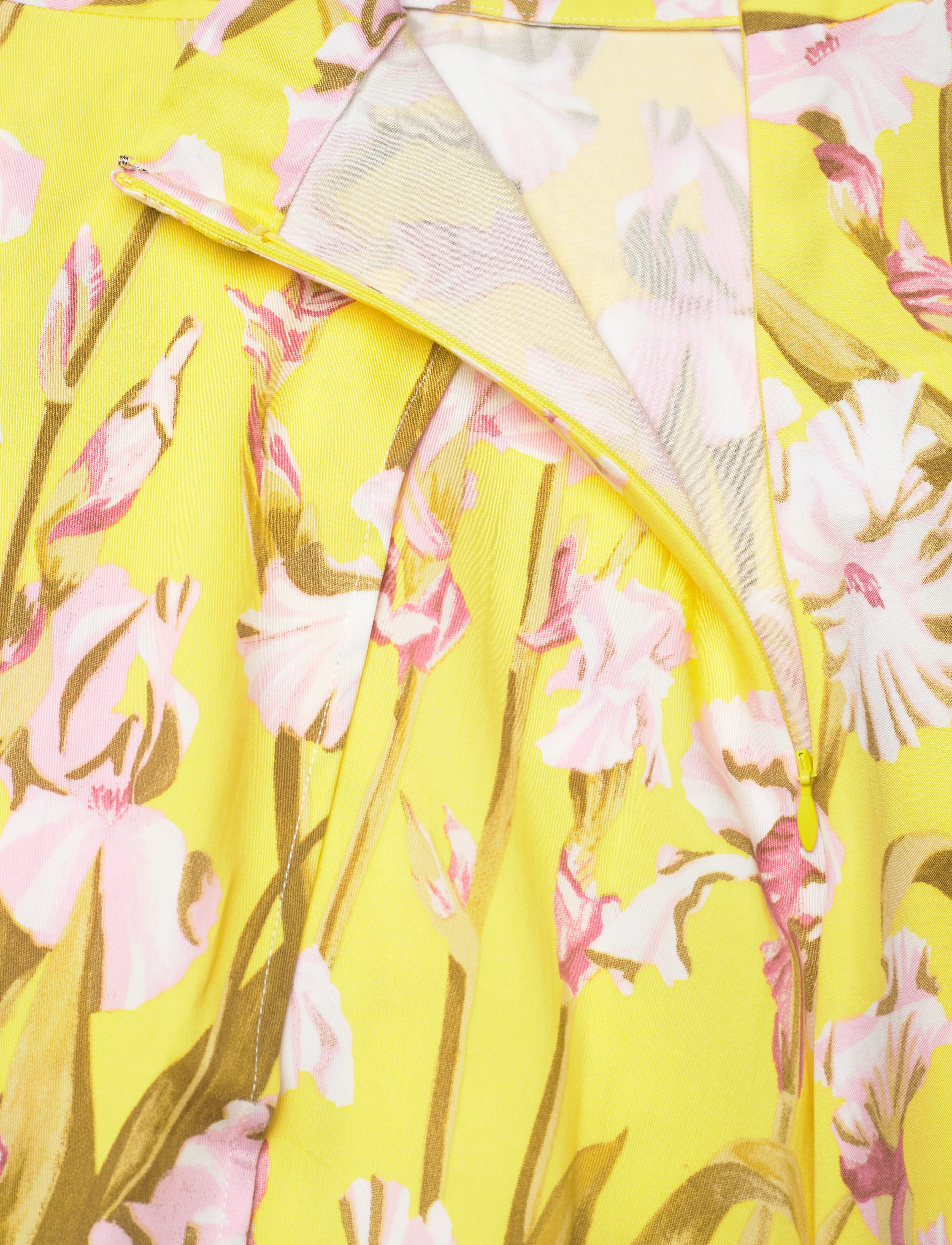 GANT - IRIS PRINT WRAP SKIRT - canary yellow - 2