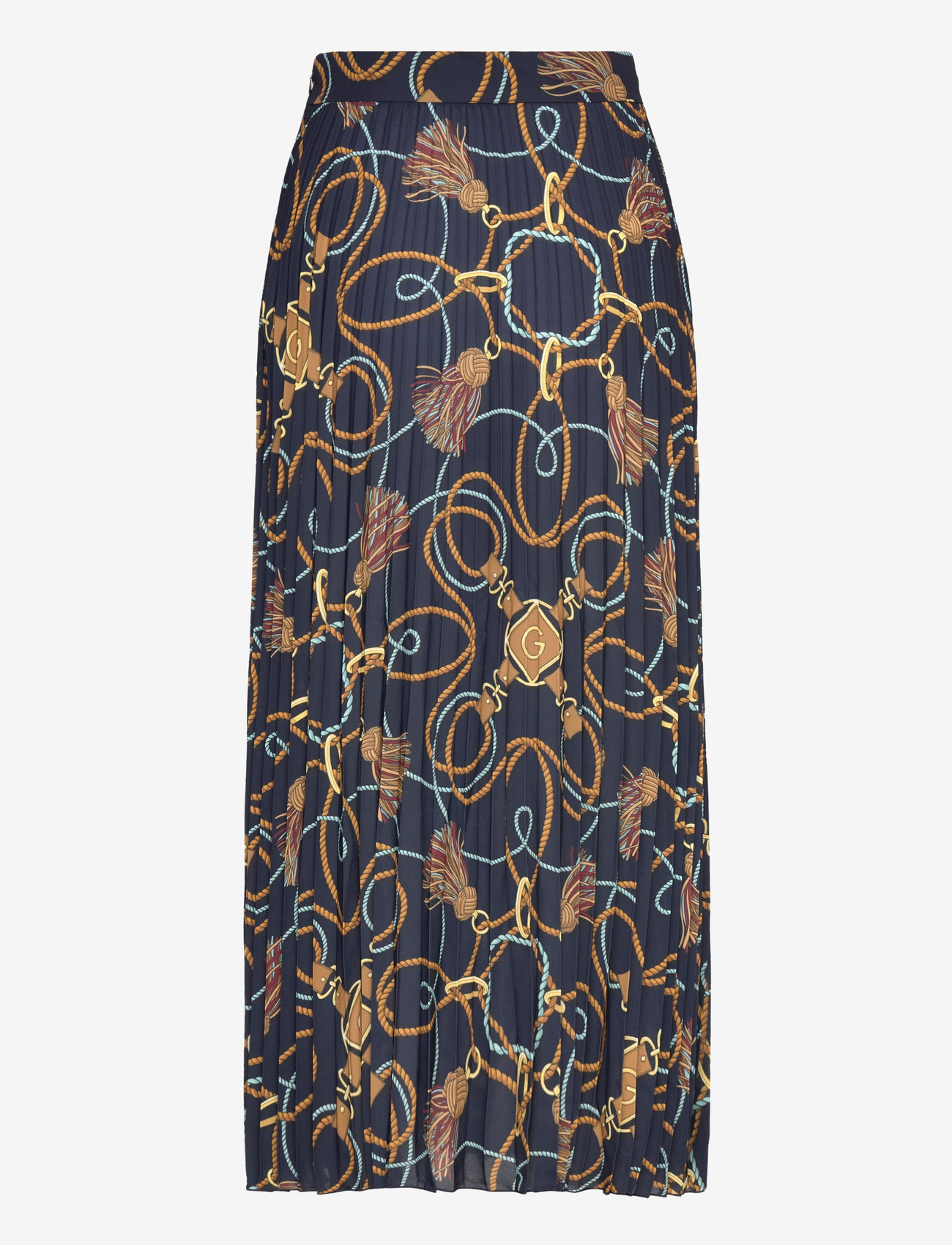 GANT - ROPE PRINT SKIRT - maxi röcke - evening blue - 1
