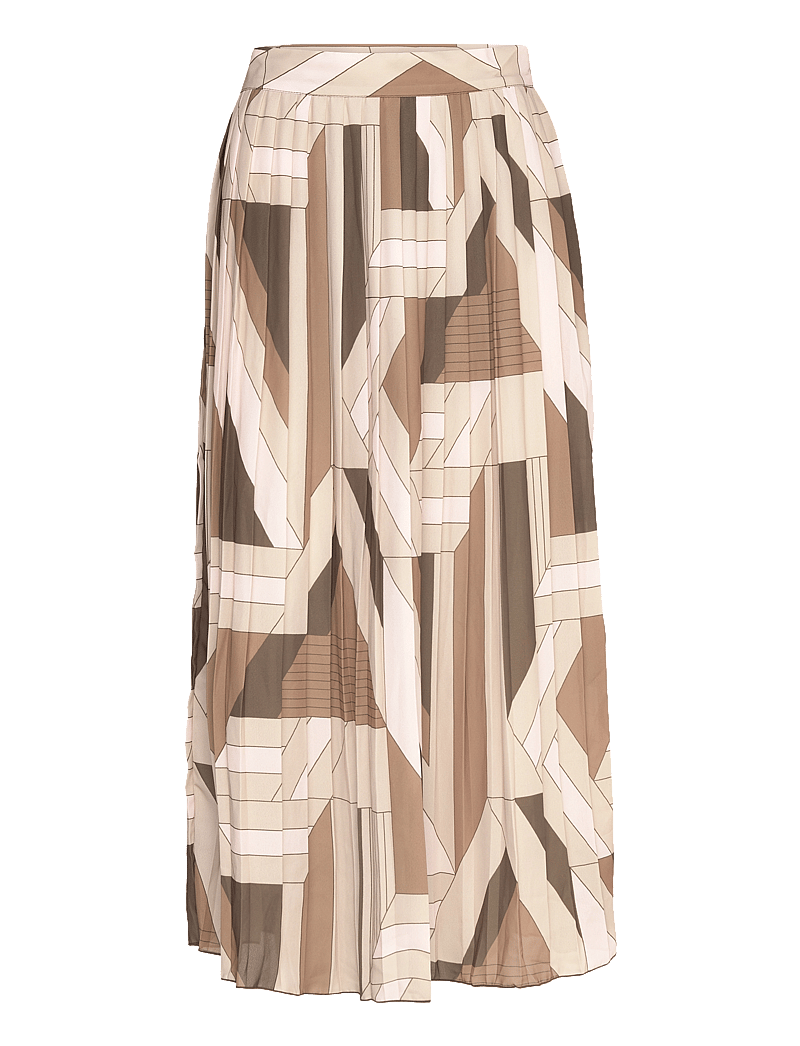 GANT Reg Letters Print Pleated Skirt – midi rokken – winkel bij