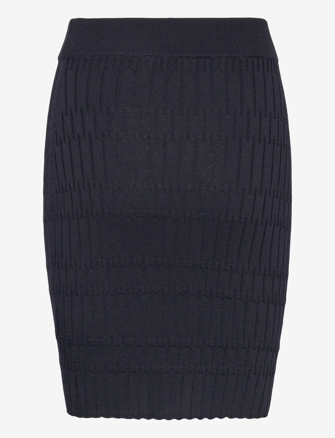 GANT - TEXTURED KNITTED SKIRT - evening blue - 1