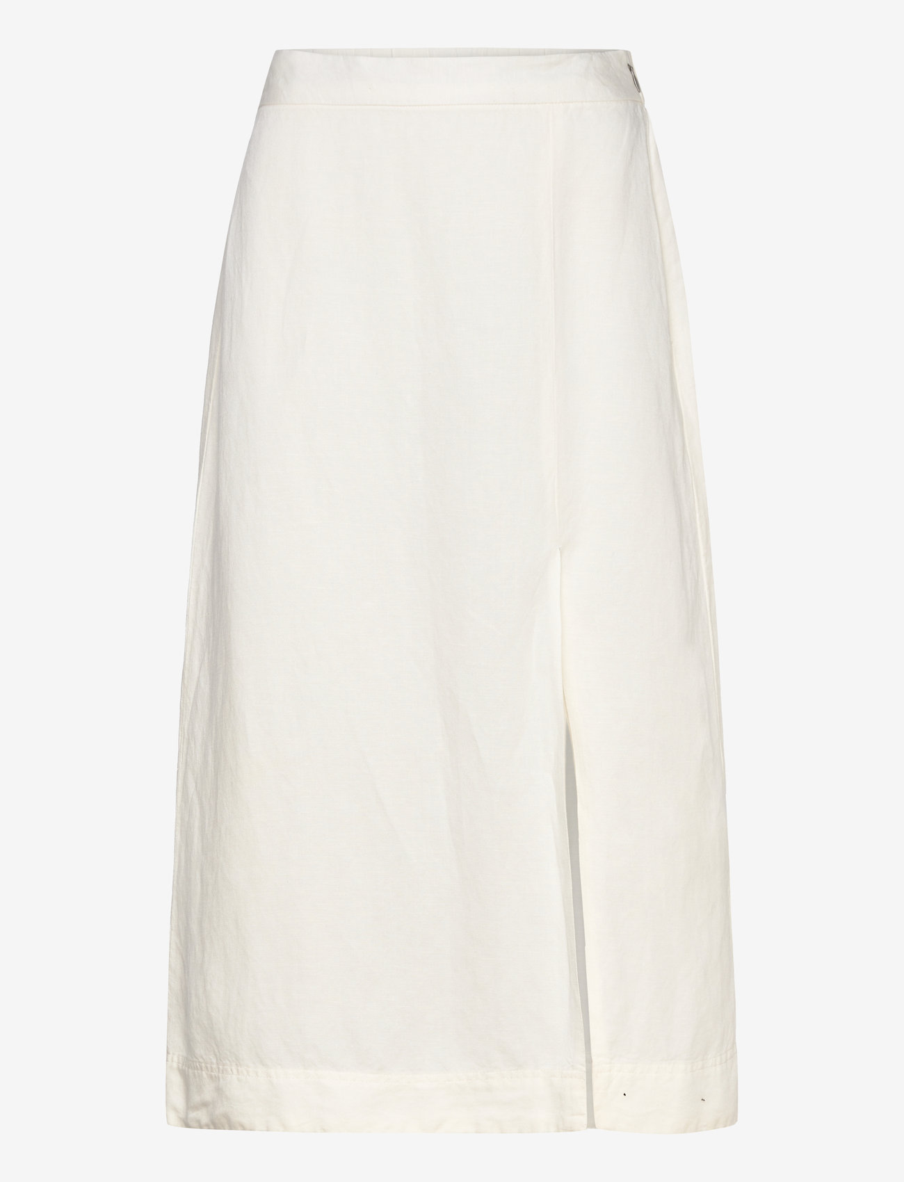 GANT - REL MIDI LINEN BLEND SKIRT - eggshell - 1