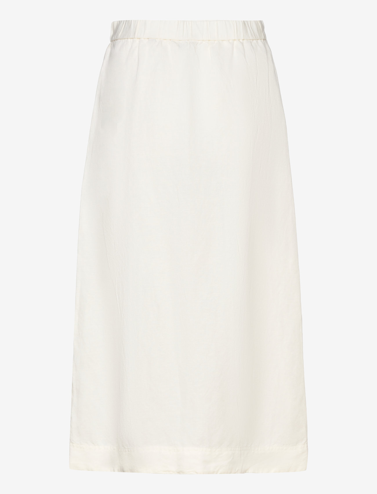 GANT - REL MIDI LINEN BLEND SKIRT - eggshell - 2