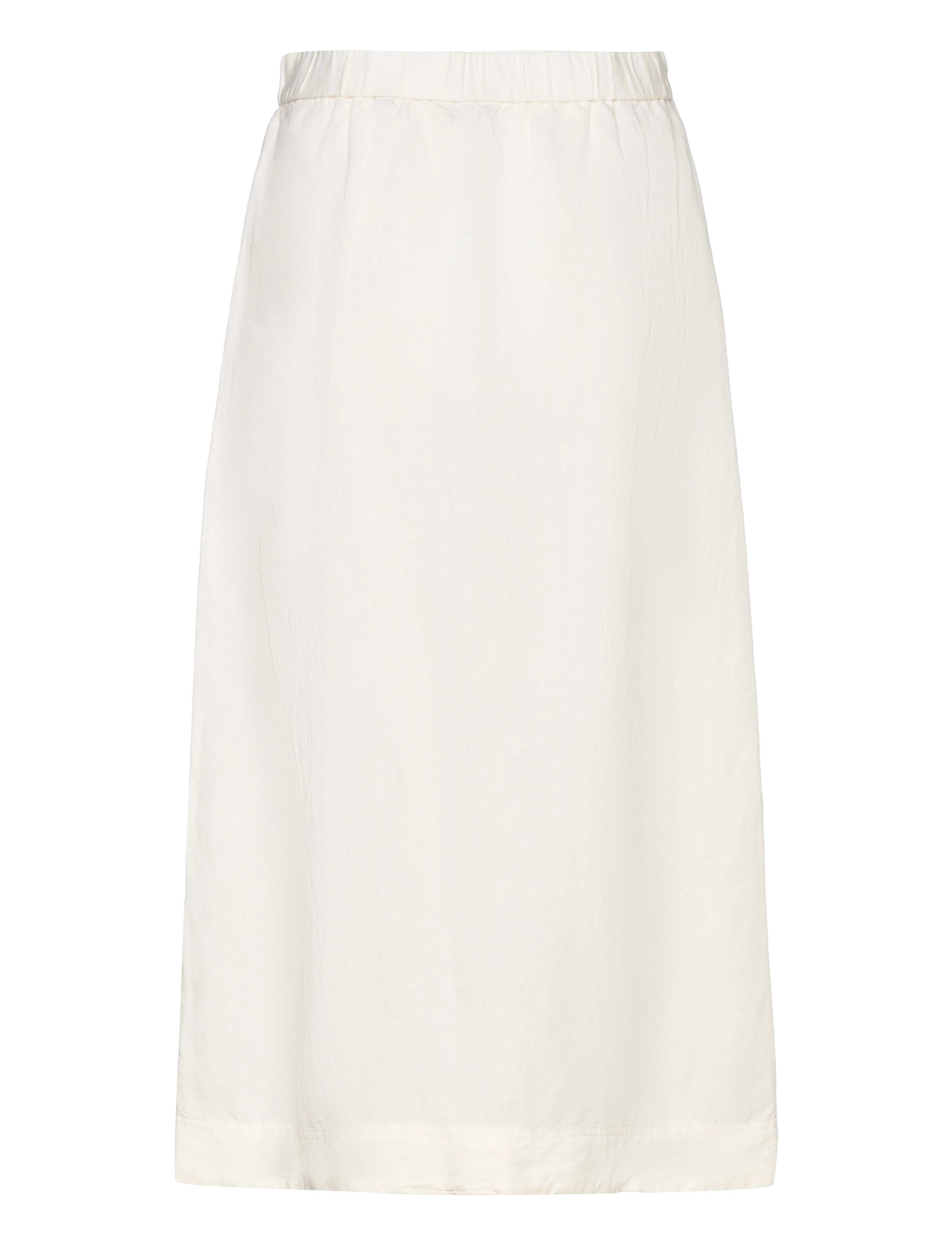 GANT - REL MIDI LINEN BLEND SKIRT - eggshell - 2