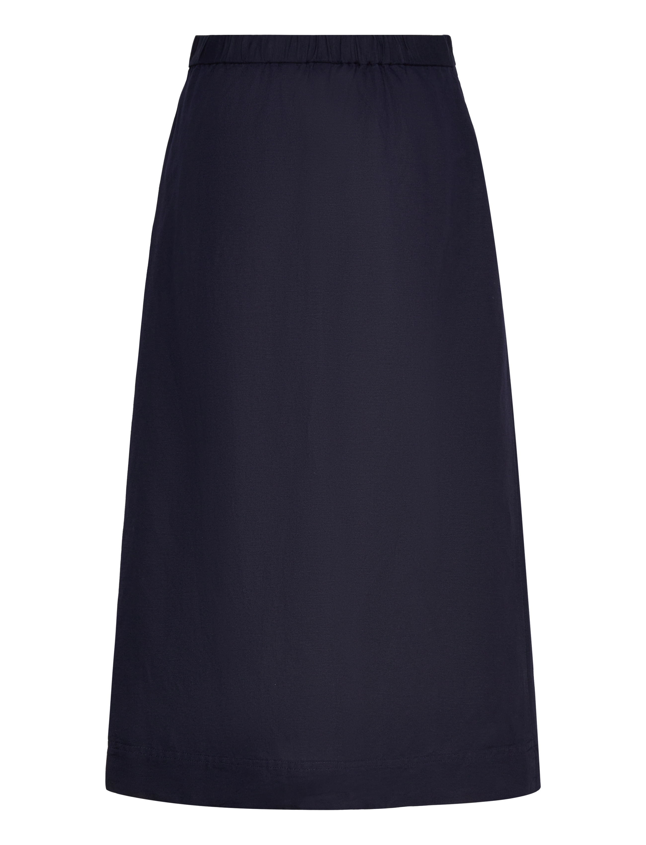 GANT - REL MIDI LINEN BLEND SKIRT - evening blue - 1