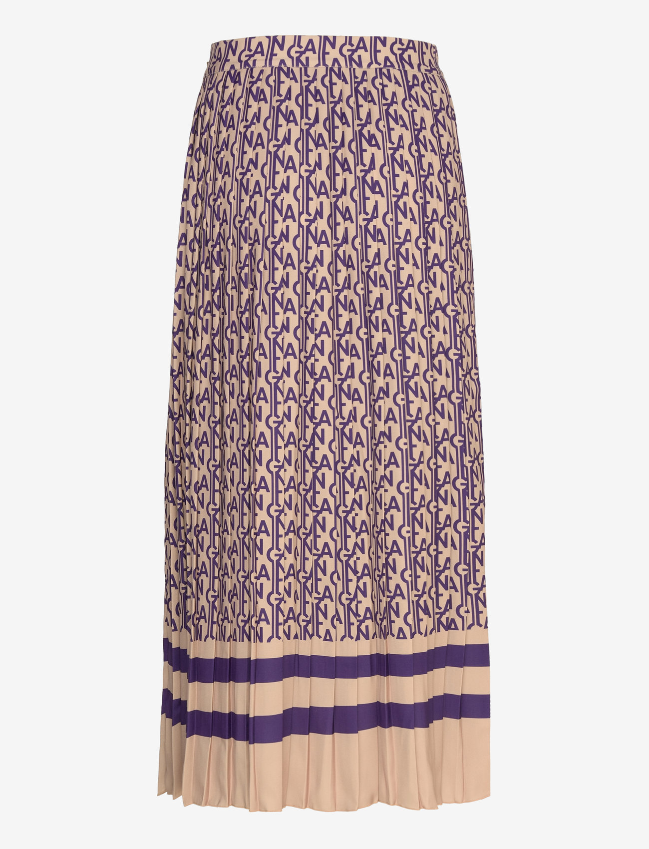 GANT - MONOGRAM PRINT PLEATED SKIRT - plisserade kjolar - pansy purple - 1