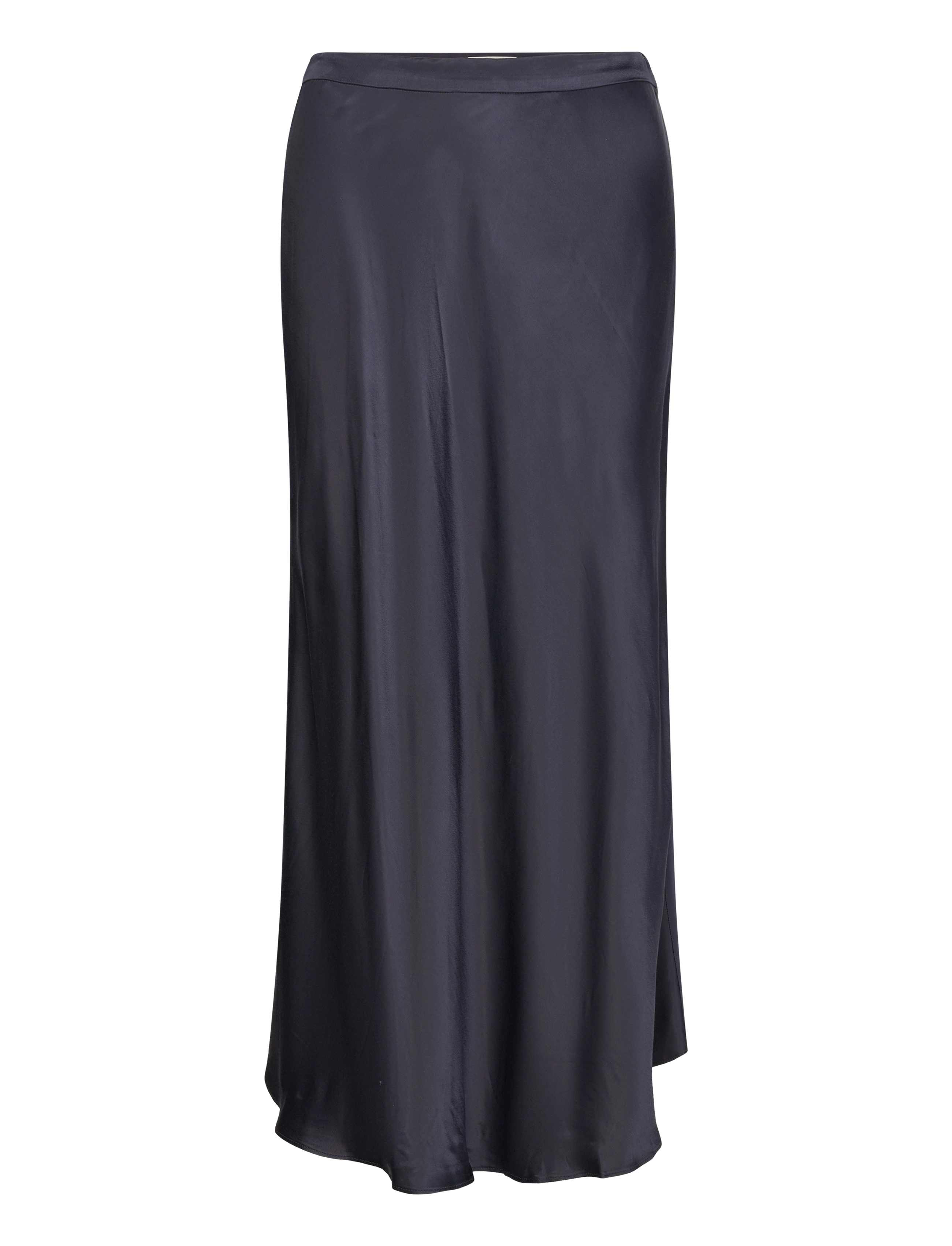 Gant REGULAR A-LINE SATIN SKIRT - Tøj - EVENING BLUE / navy